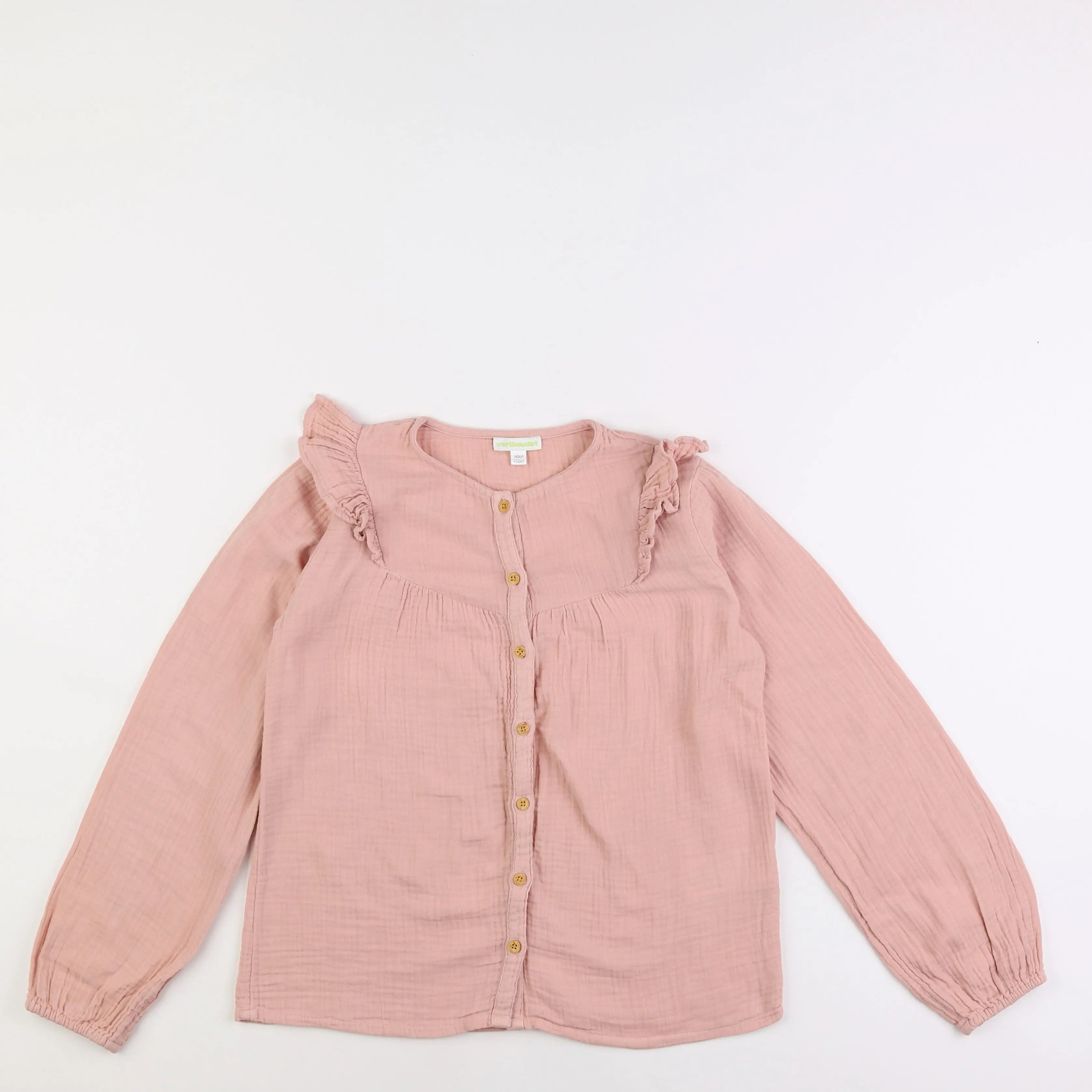 Vertbaudet - blouse rose - 10 ans
