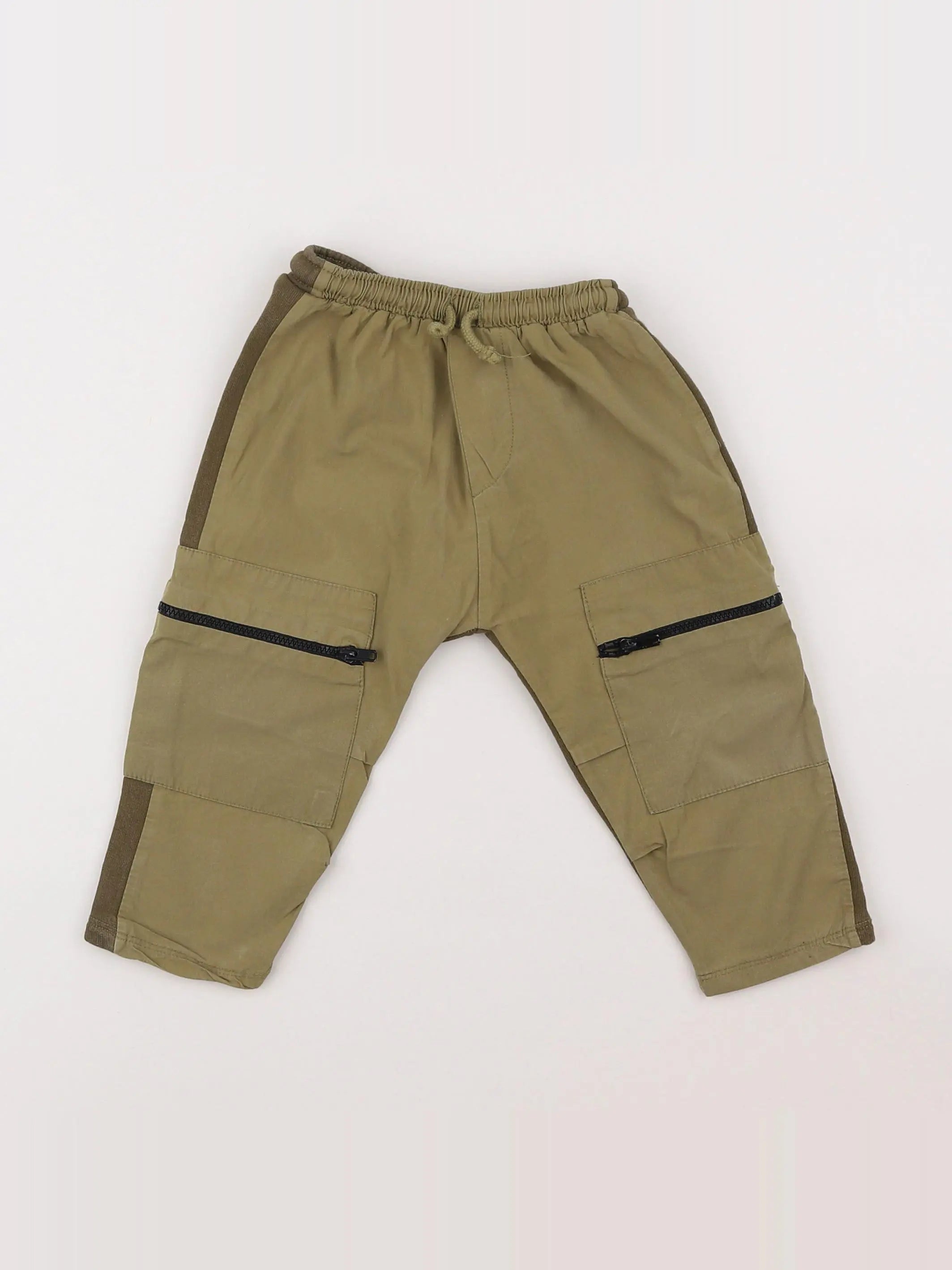 Zara - pantalon vert - 12/18 mois