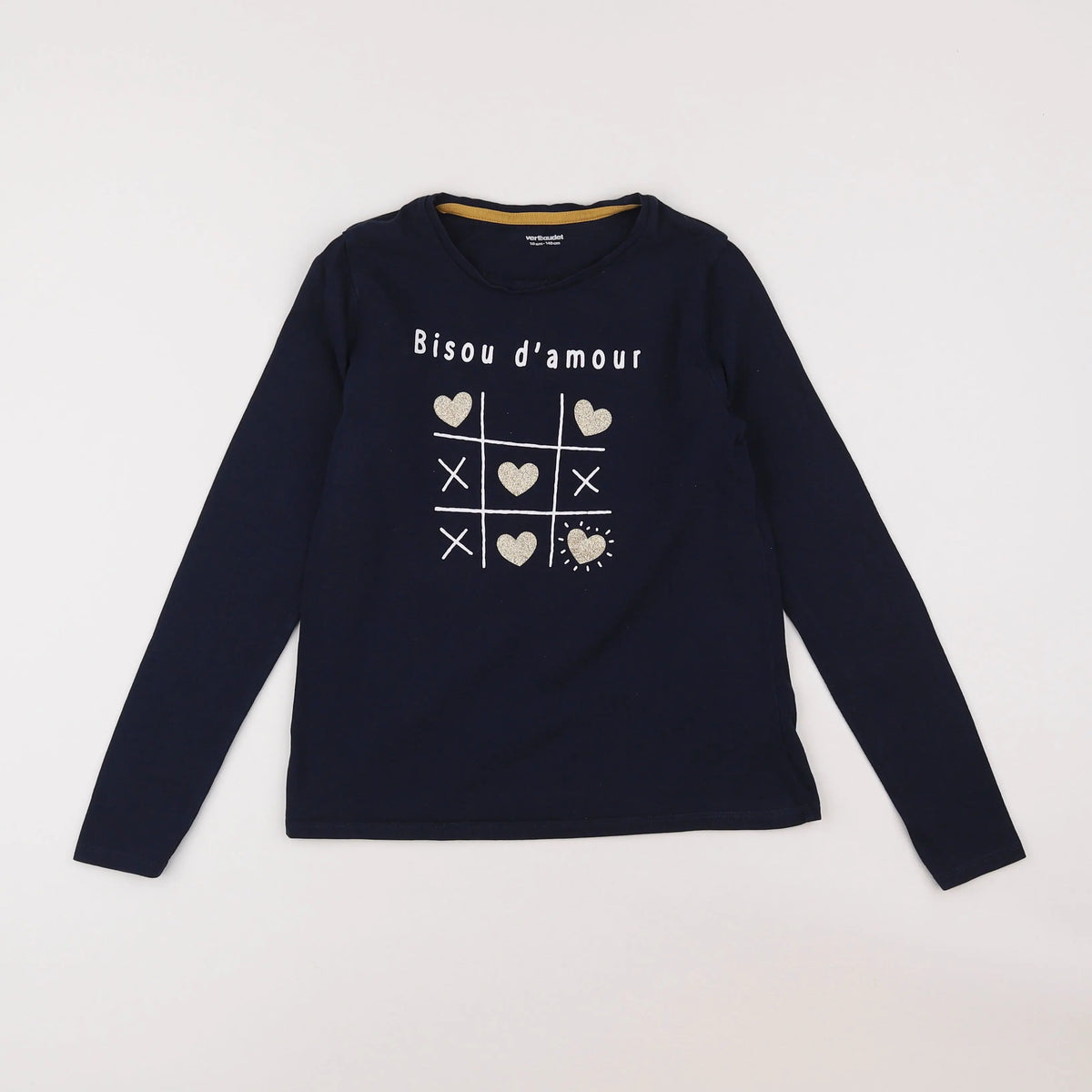 Vertbaudet - tee-shirt bleu - 10 ans