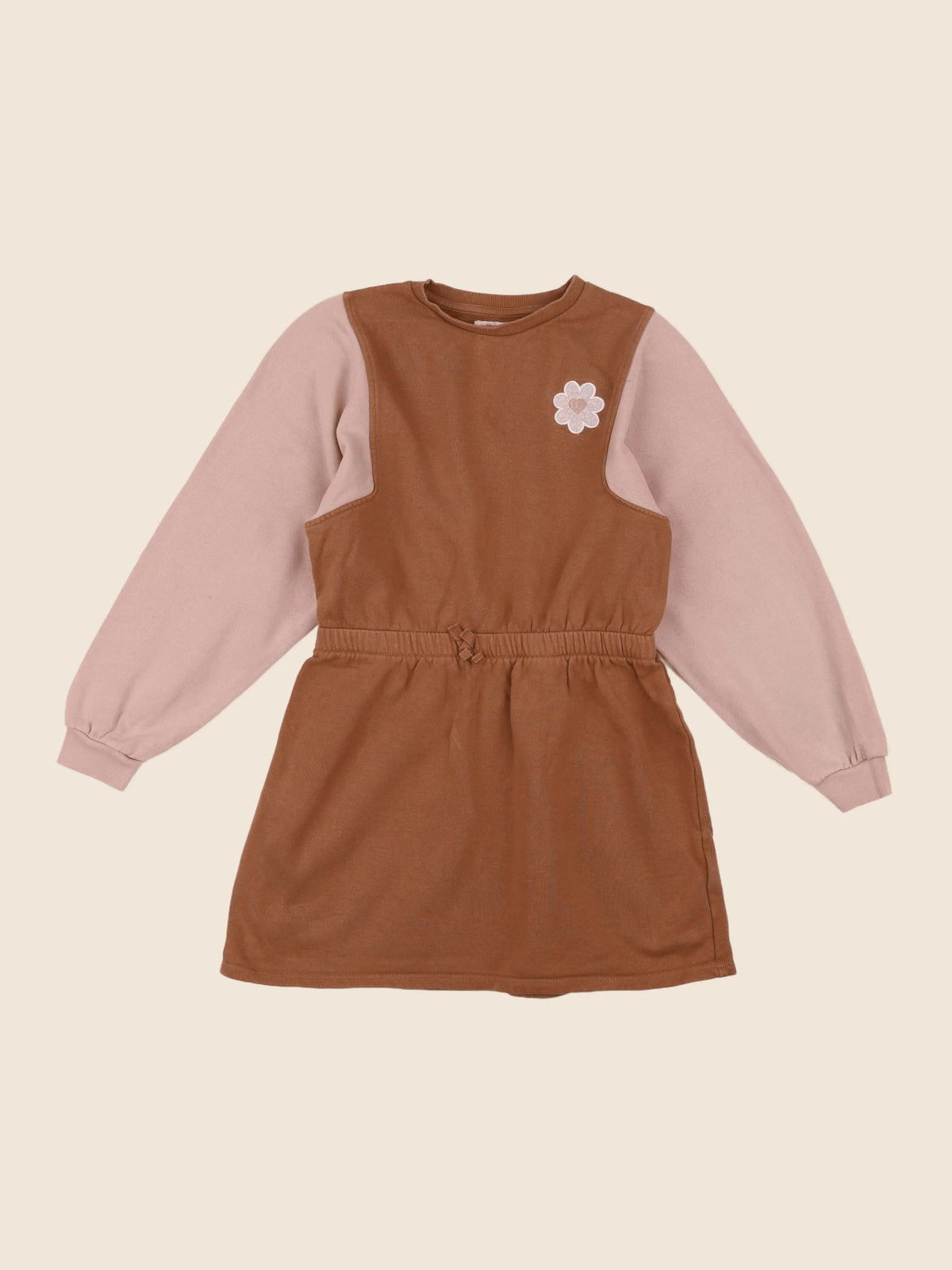 Vertbaudet - robe marron - 10 ans