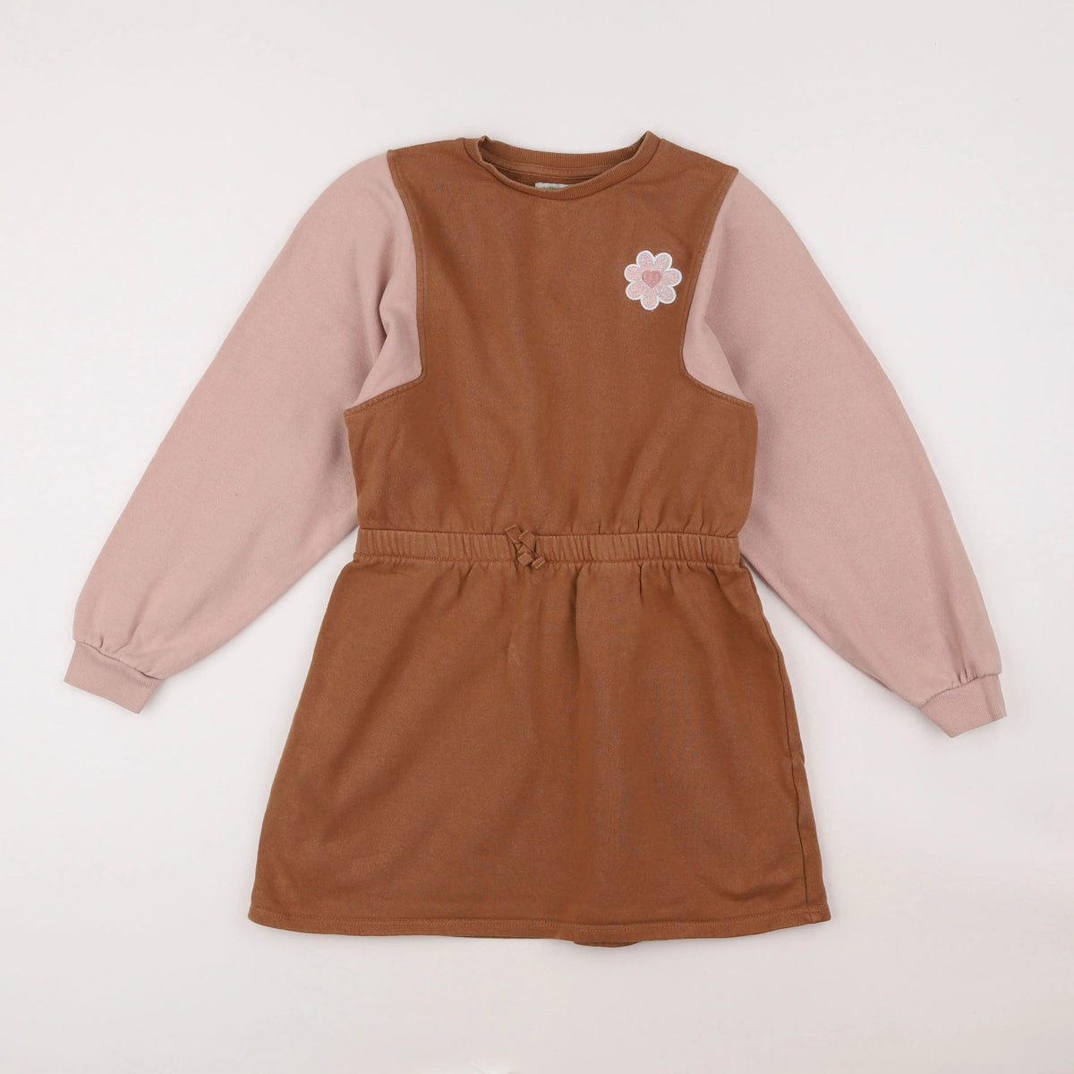 Vertbaudet - robe marron - 10 ans