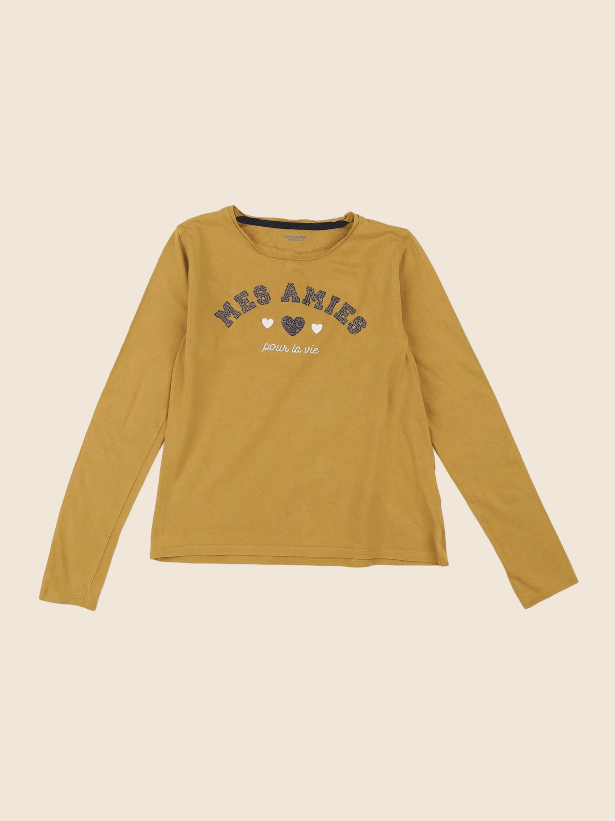 Vertbaudet - tee-shirt jaune - 10 ans