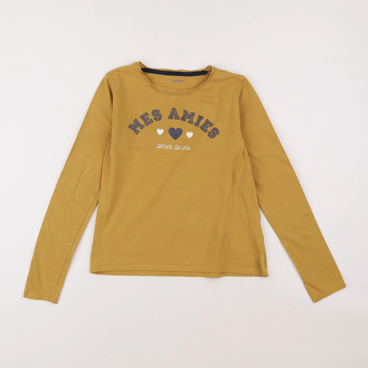 Vertbaudet - tee-shirt jaune - 10 ans