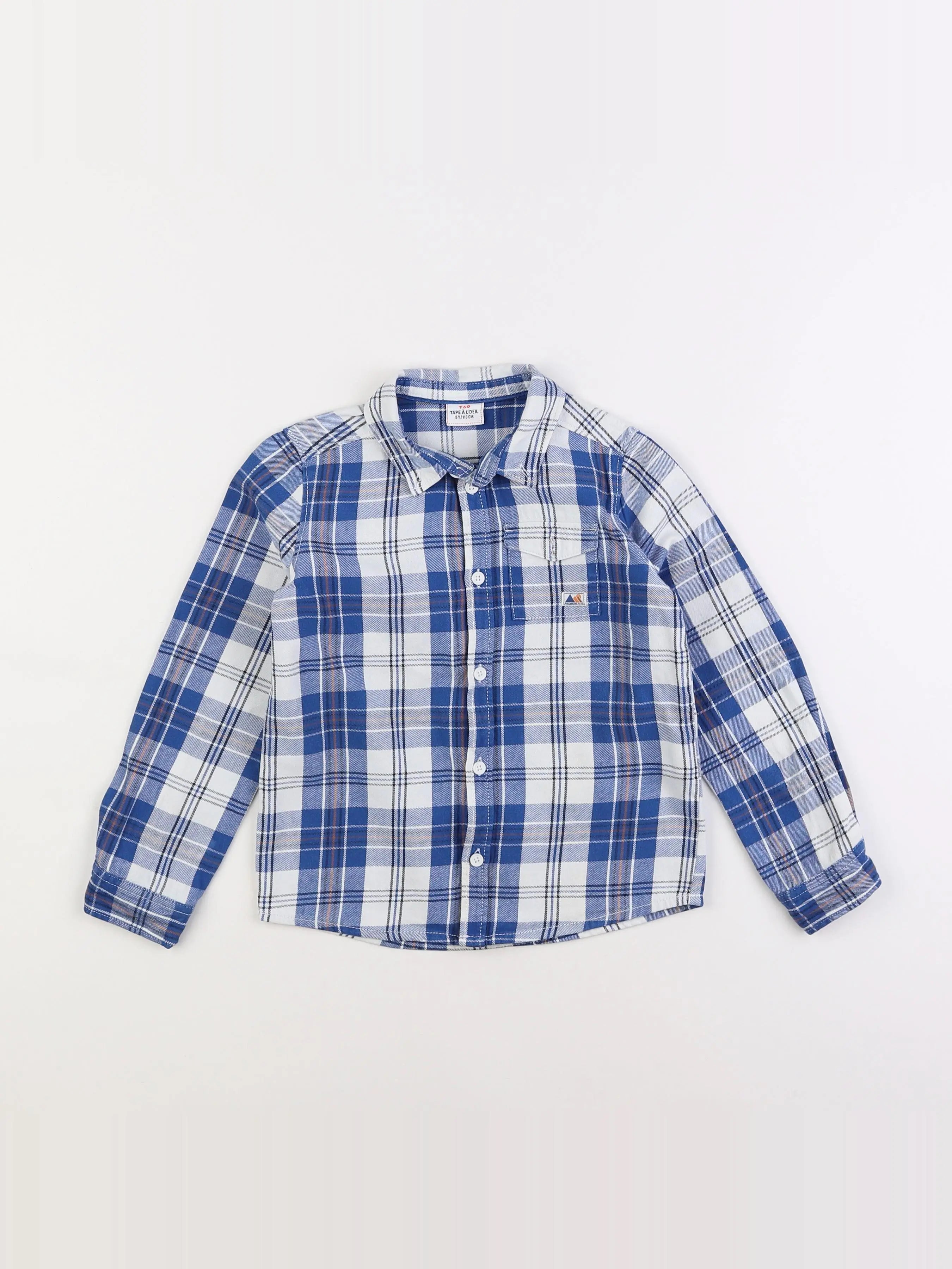 Tape à l'oeil - chemise bleu - 5 ans