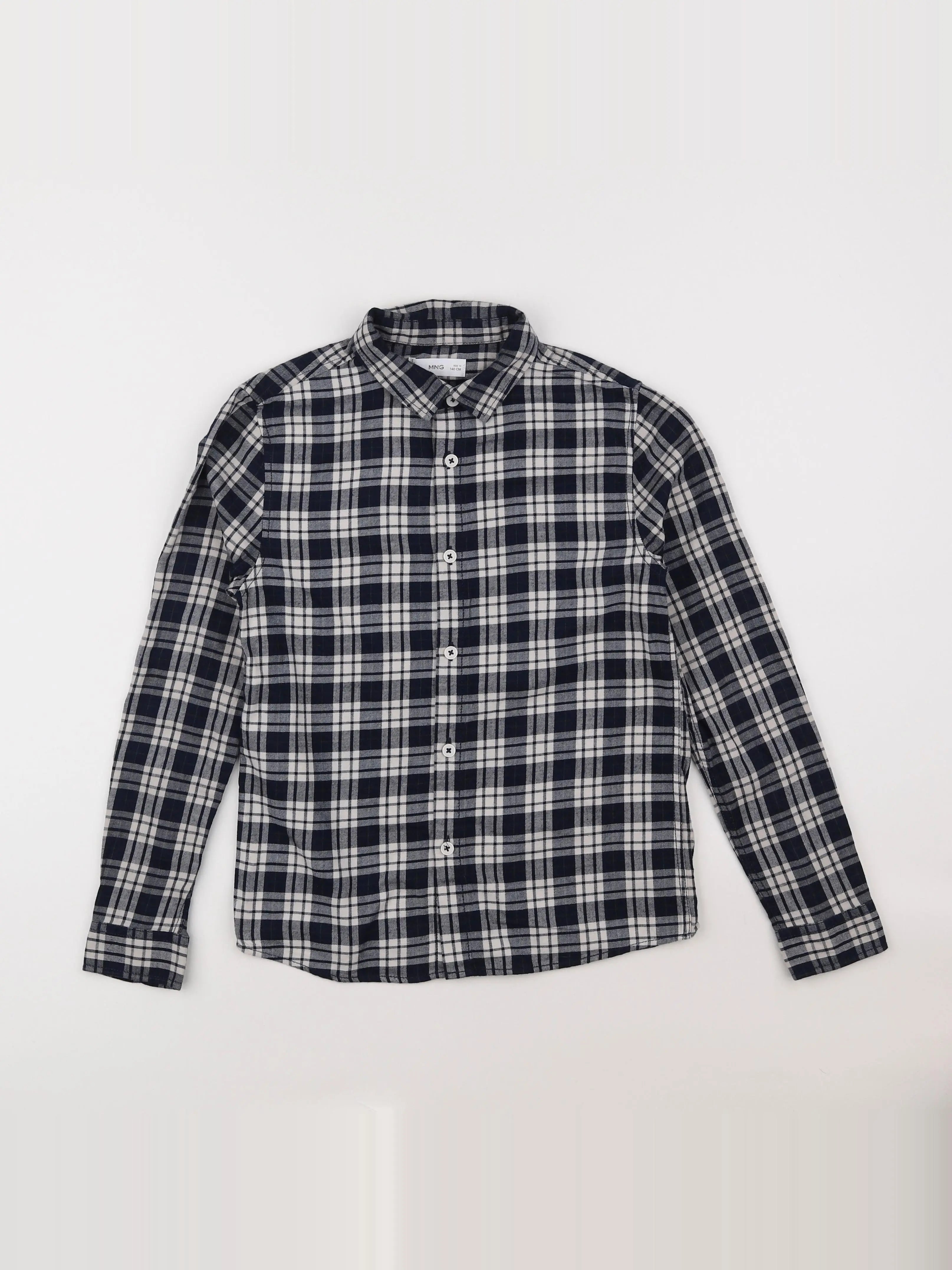 Mango - chemise blanc, noir - 10 ans