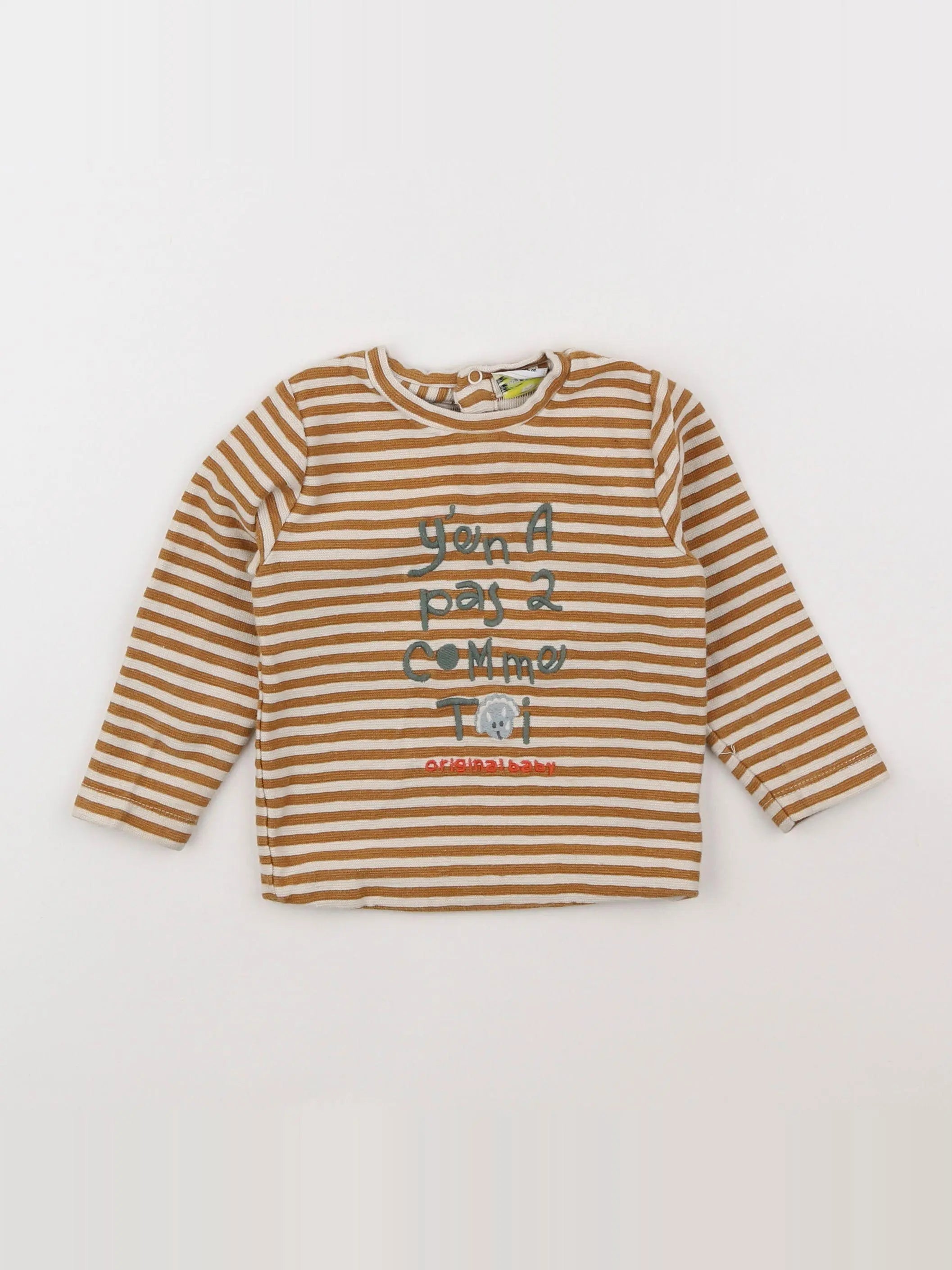 Tape à l'oeil - sweat marron - 18 mois