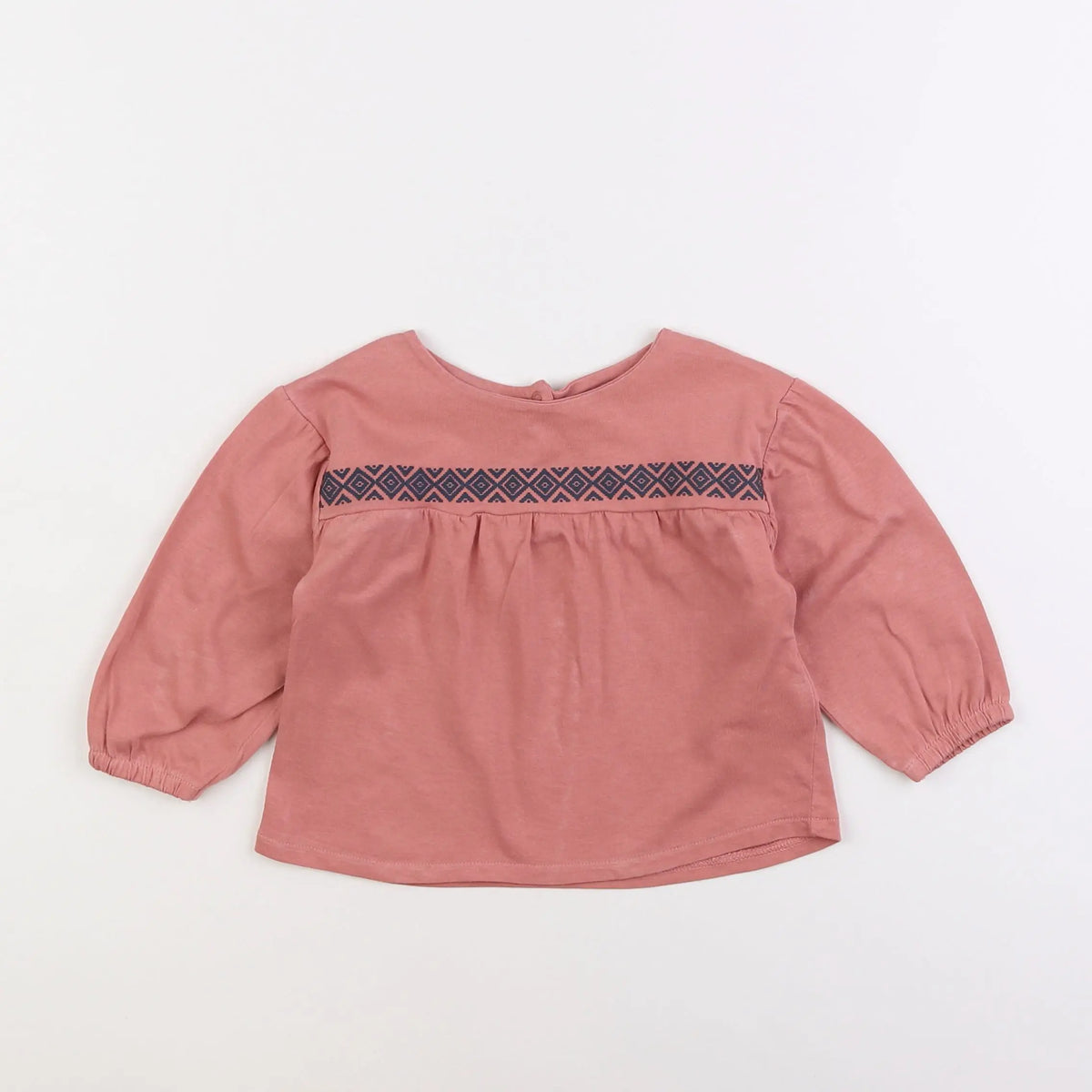 Vertbaudet - tee-shirt rose - 12 mois