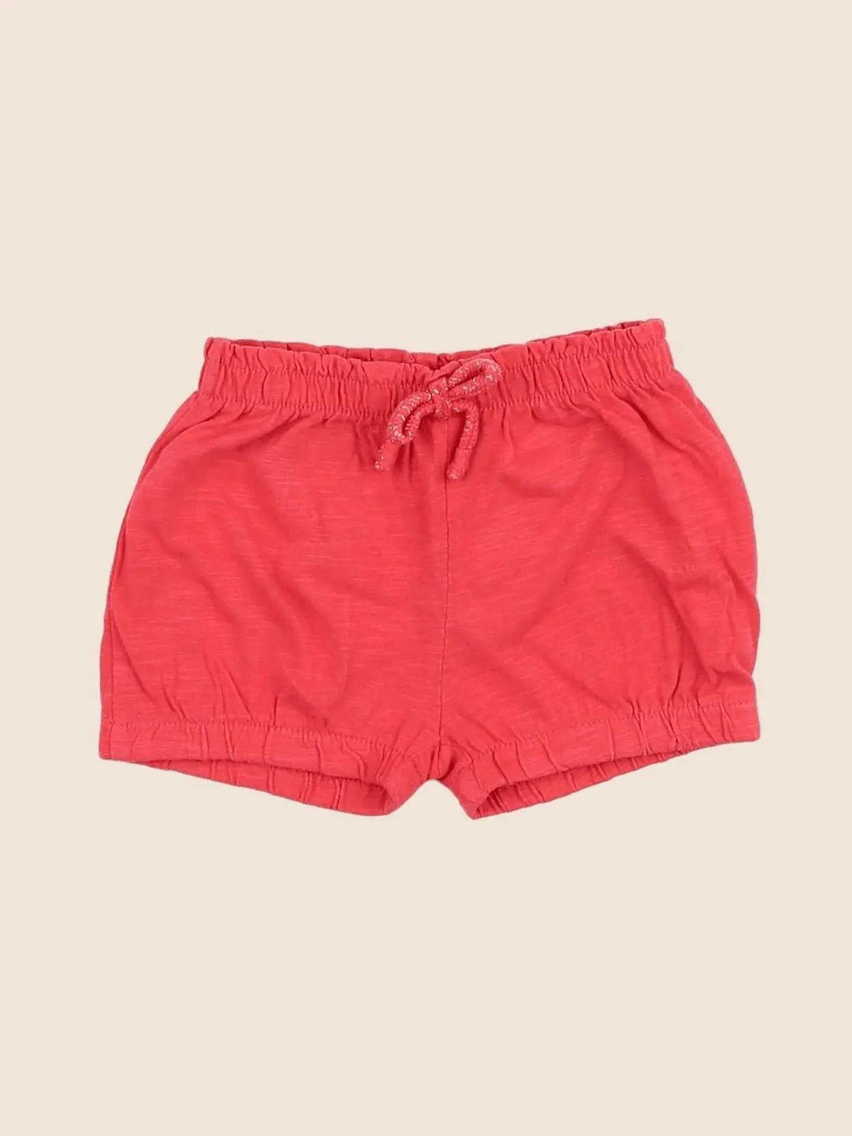 Vertbaudet - short rouge - 12 mois
