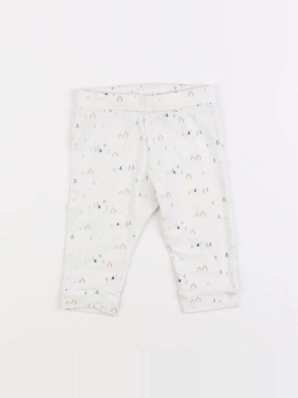 Vertbaudet - legging blanc - 6 mois