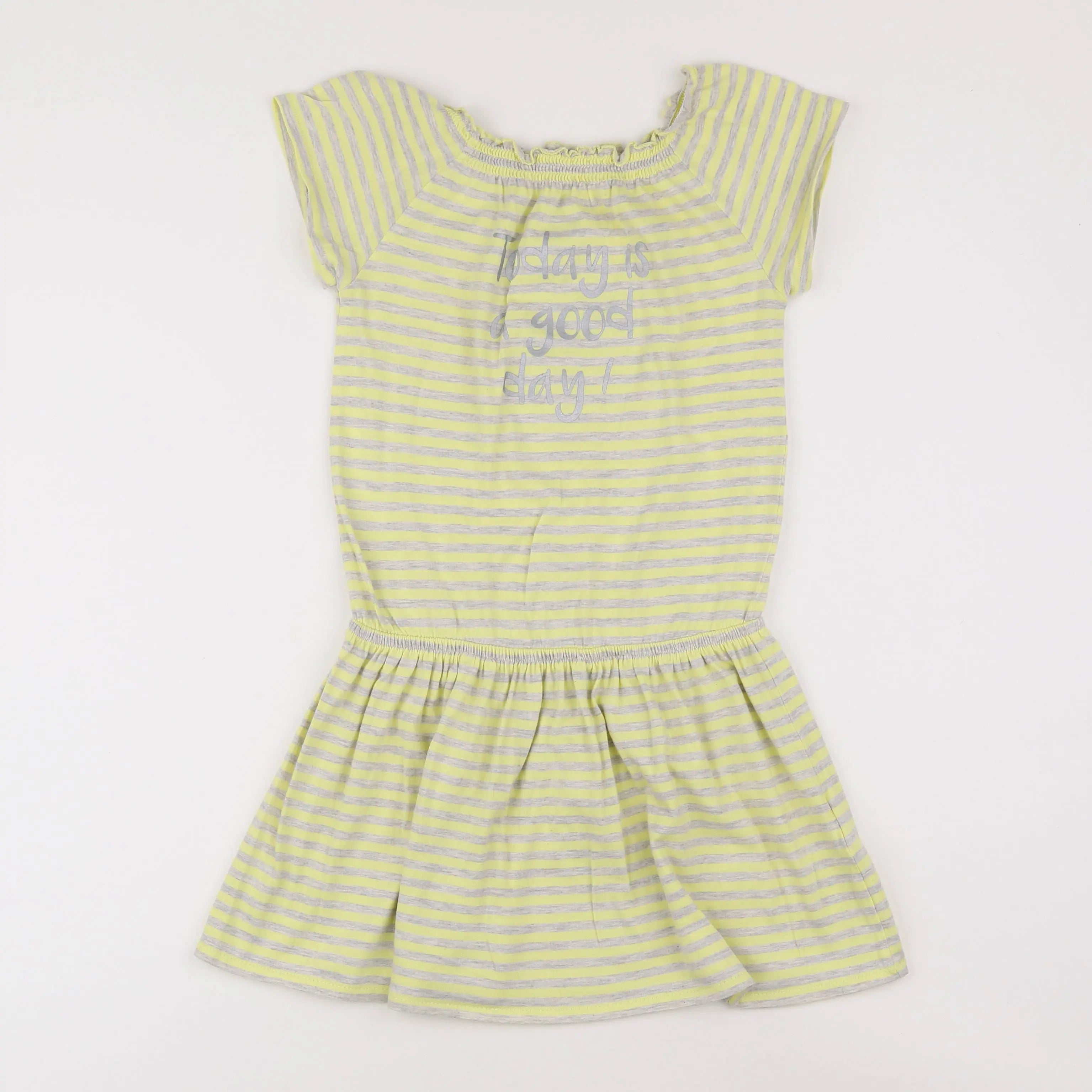 Vertbaudet - robe jaune - 8 ans