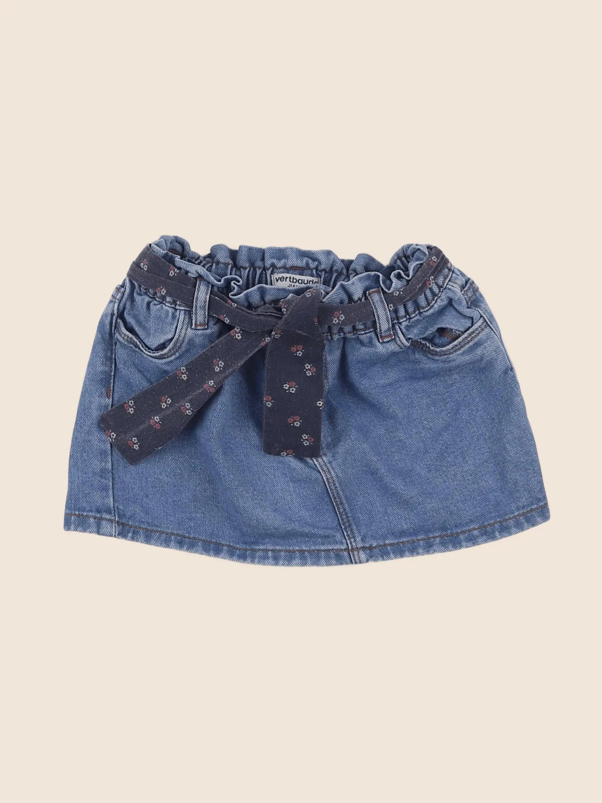 Vertbaudet - jupe bleu - 4 ans
