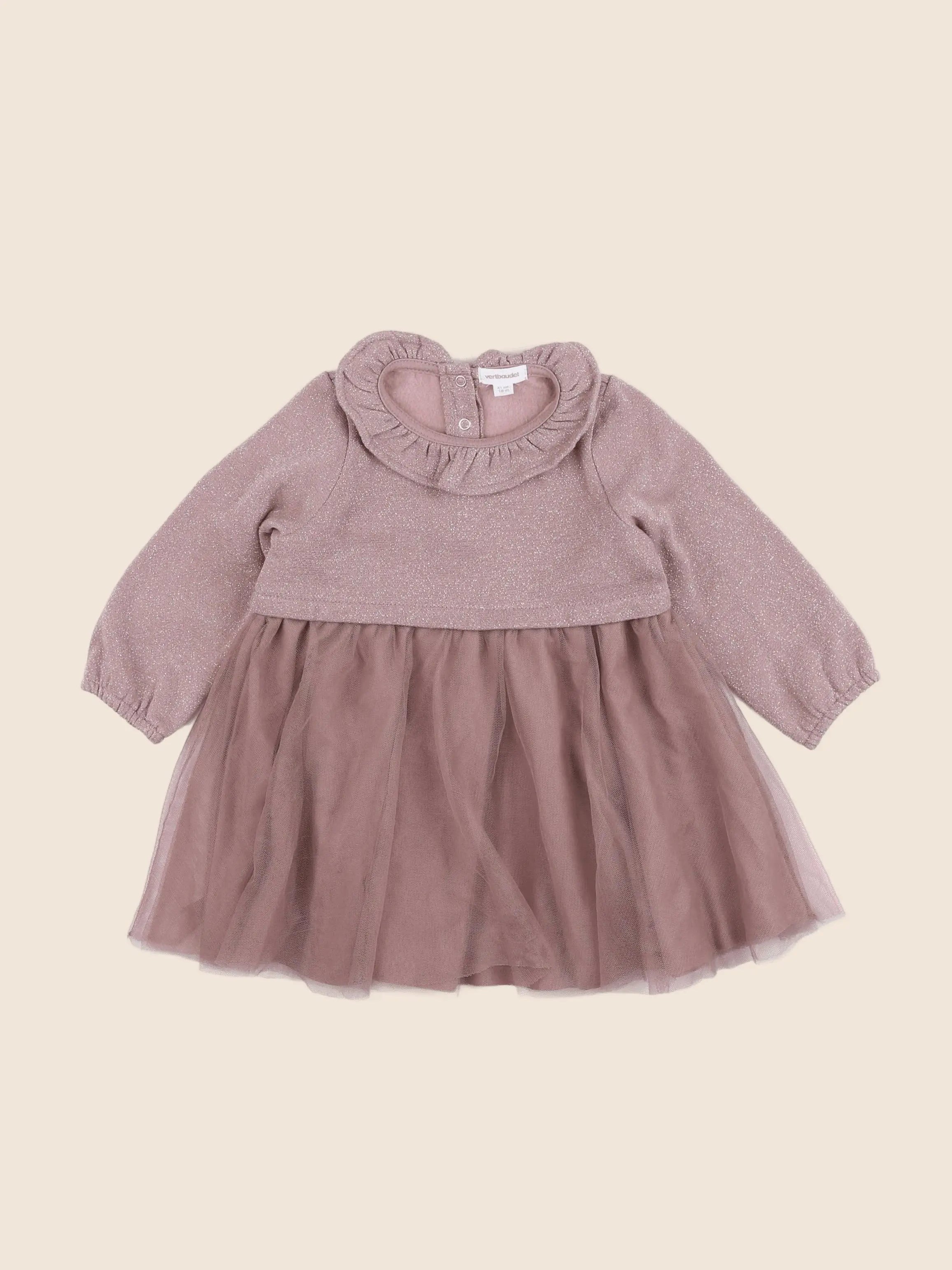 Vertbaudet - robe rose - 18 mois