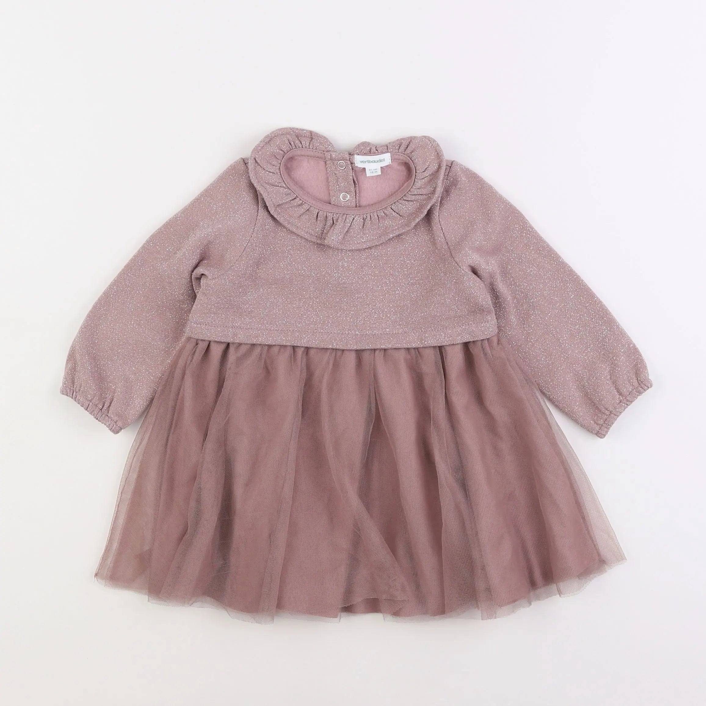 Vertbaudet - robe rose - 18 mois