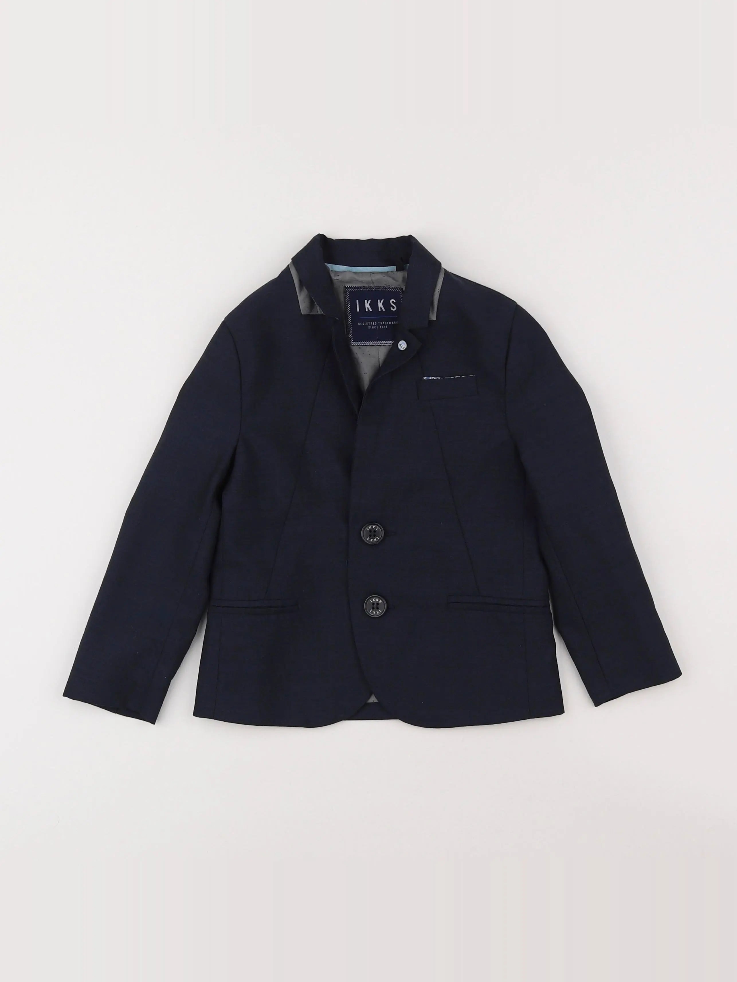 IKKS - veste bleu - 4 ans