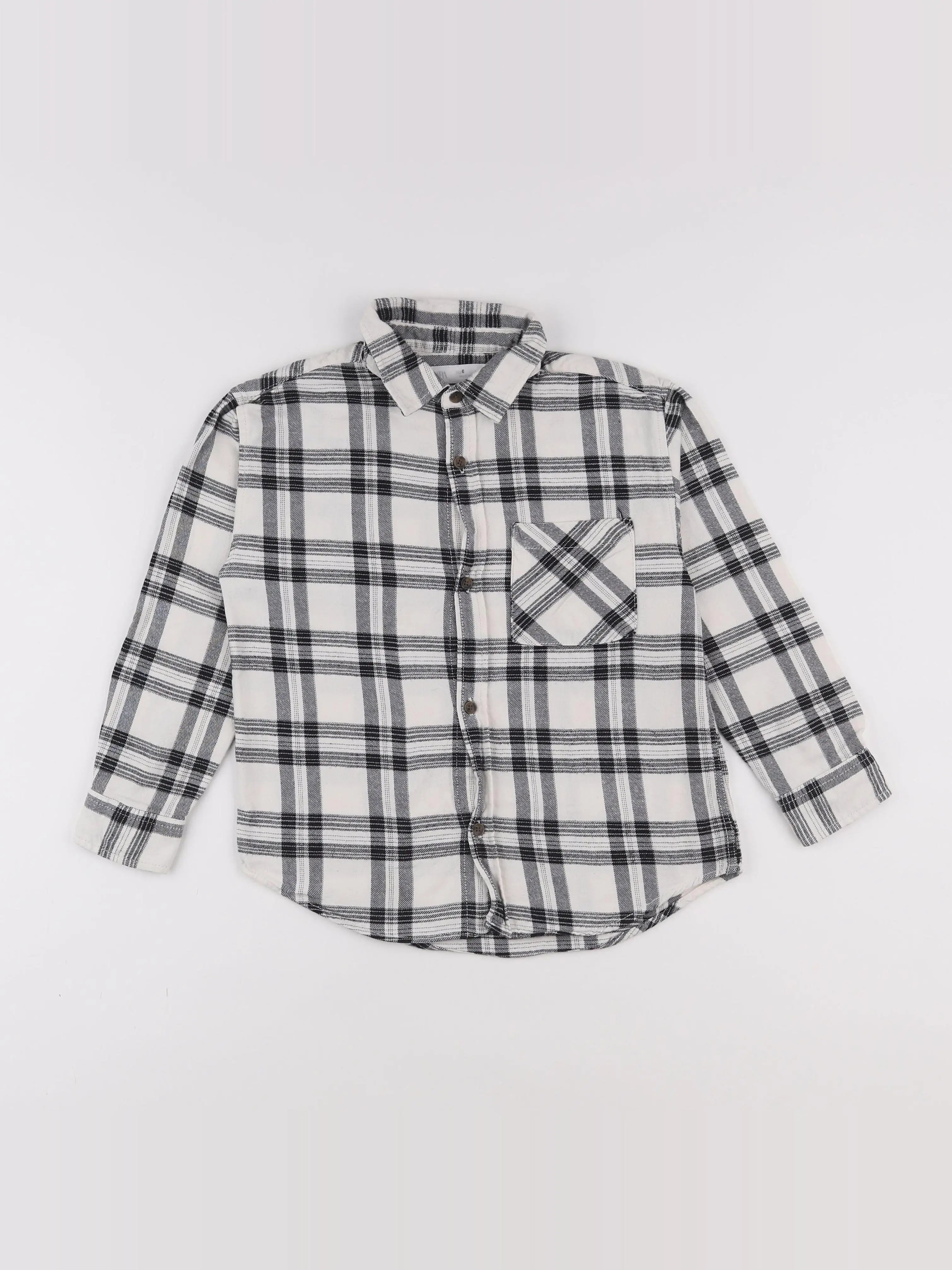 Zara - chemise blanc, noir - 6 ans