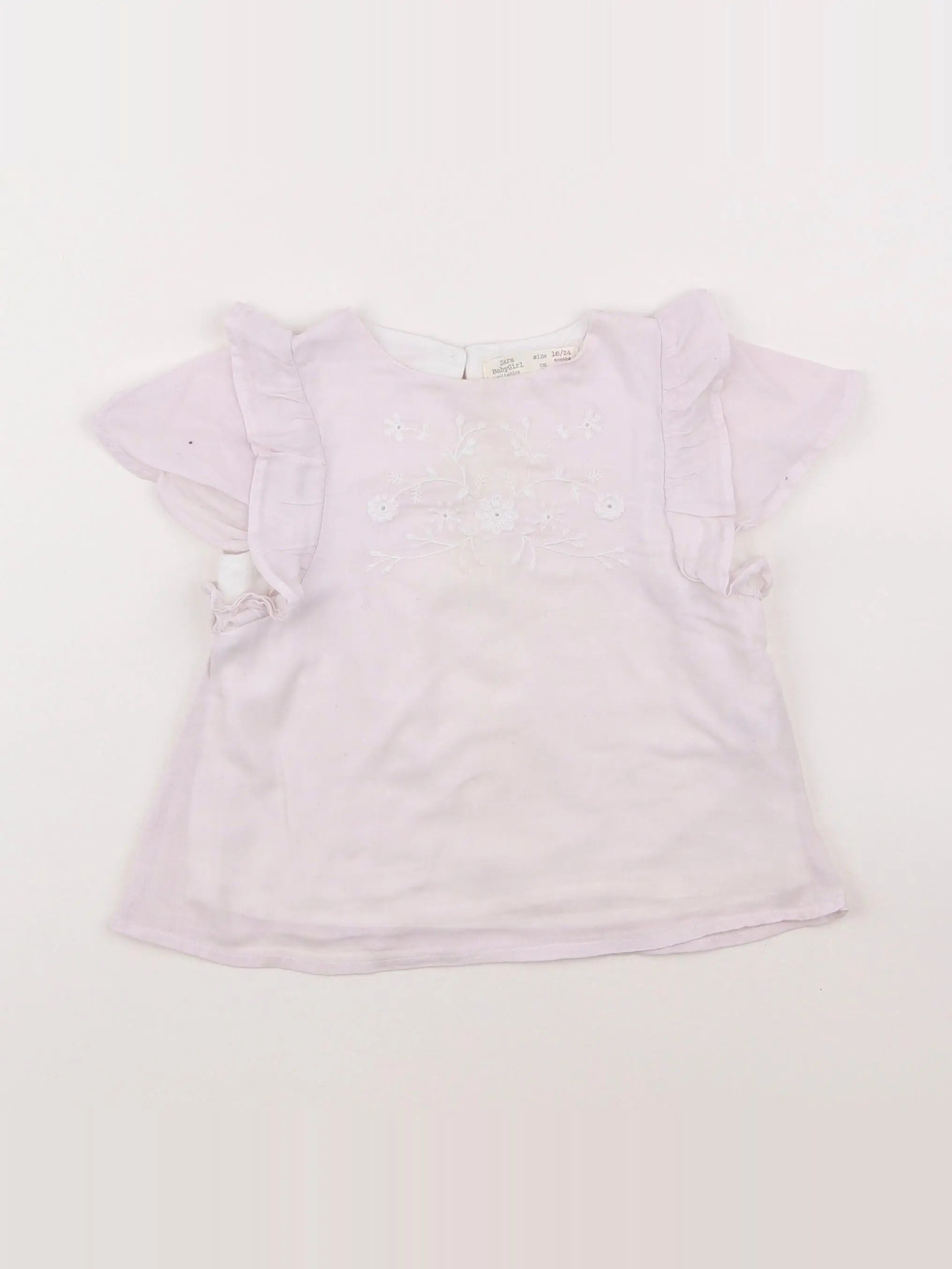Zara - tee-shirt blanc - 18 mois à 2 ans