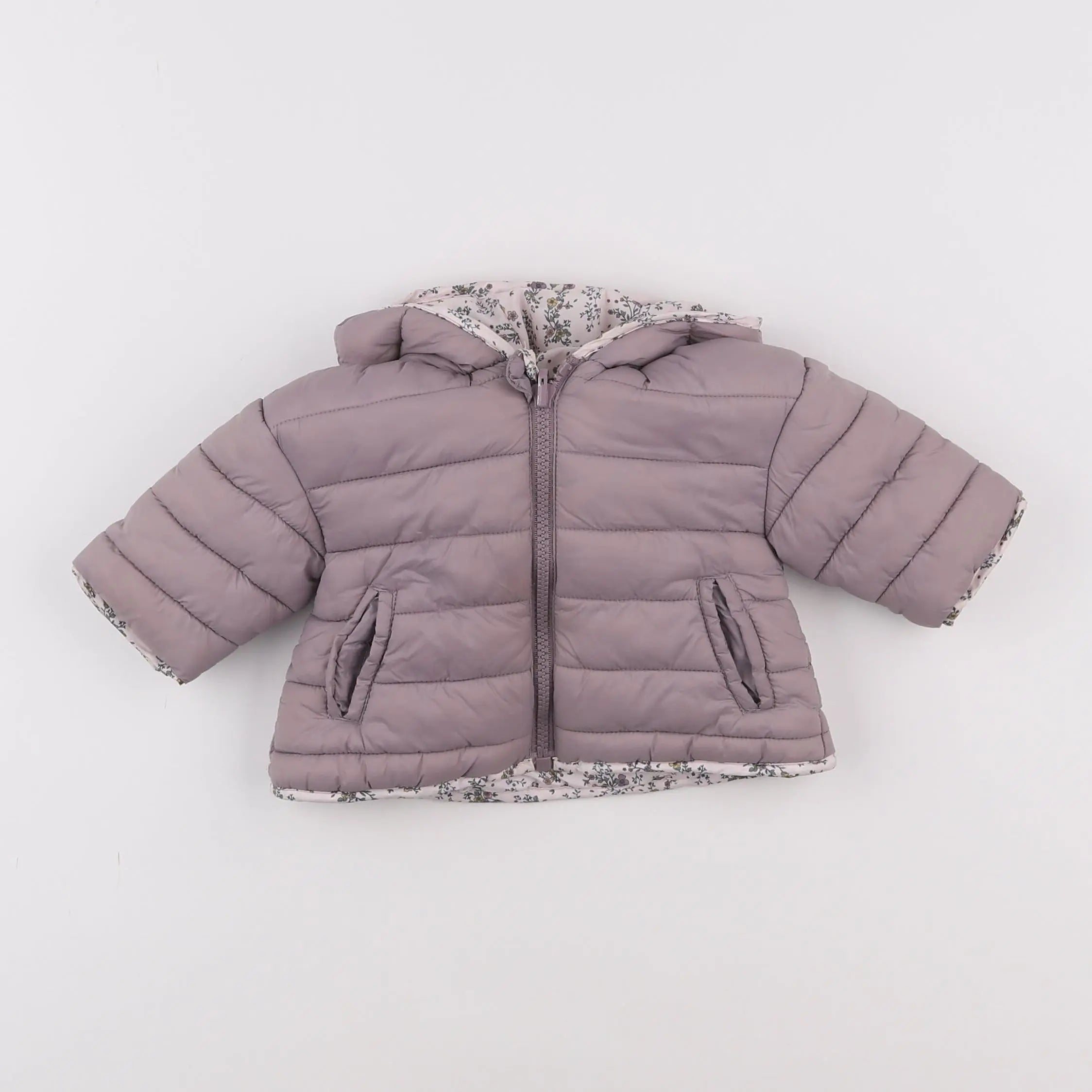 Vertbaudet - doudoune rose - 3 mois