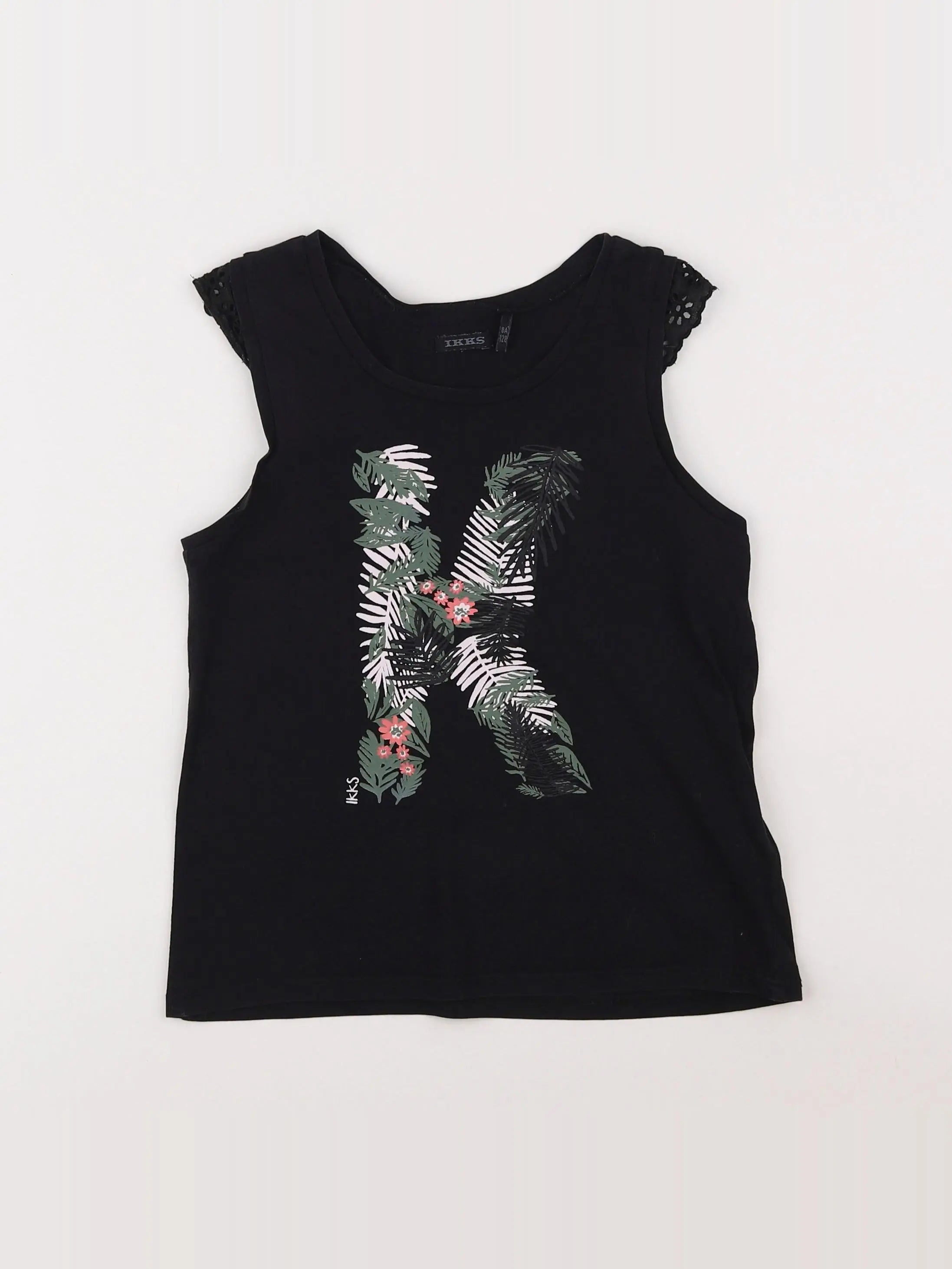 IKKS - tee-shirt noir - 8 ans