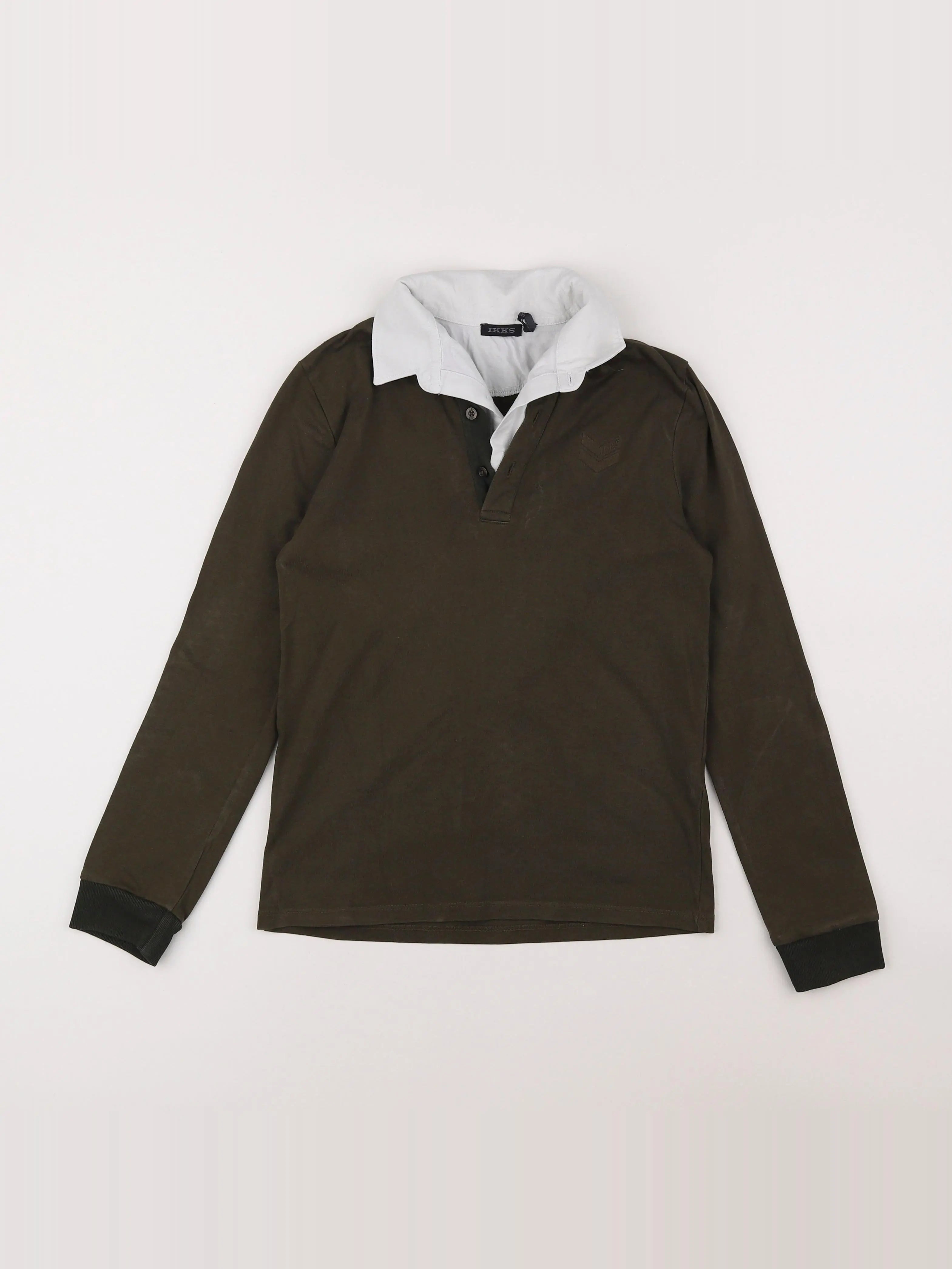 IKKS - polo vert - 10 ans