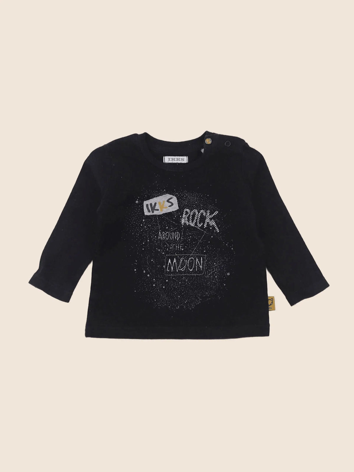 IKKS - tee-shirt noir - 6 mois