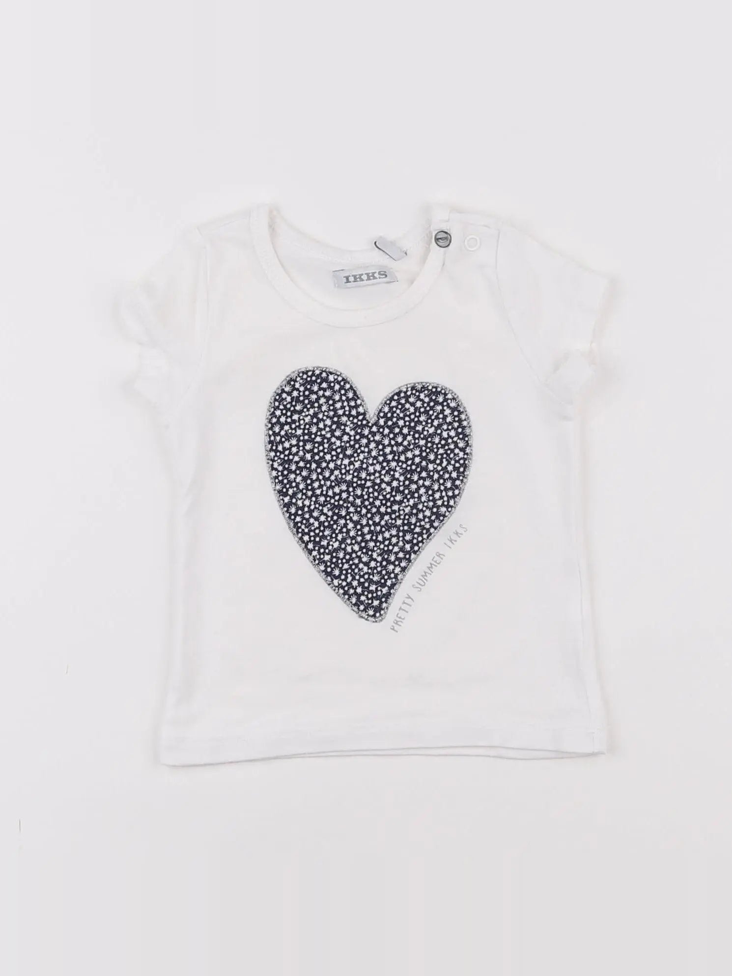 IKKS - tee-shirt blanc - 3 mois
