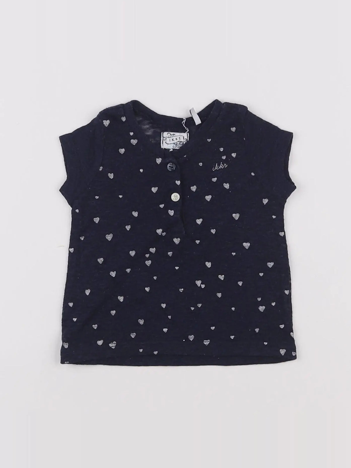 IKKS - tee-shirt bleu - 3 mois