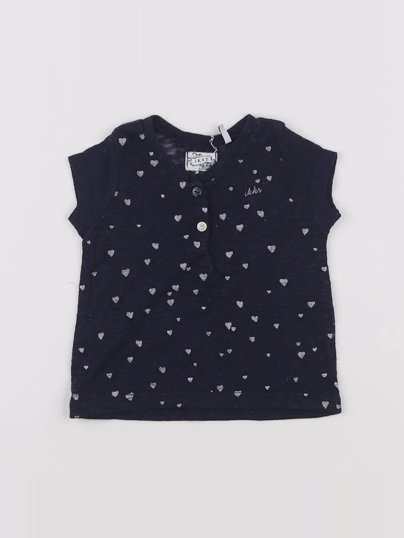 IKKS - tee-shirt bleu - 3 mois