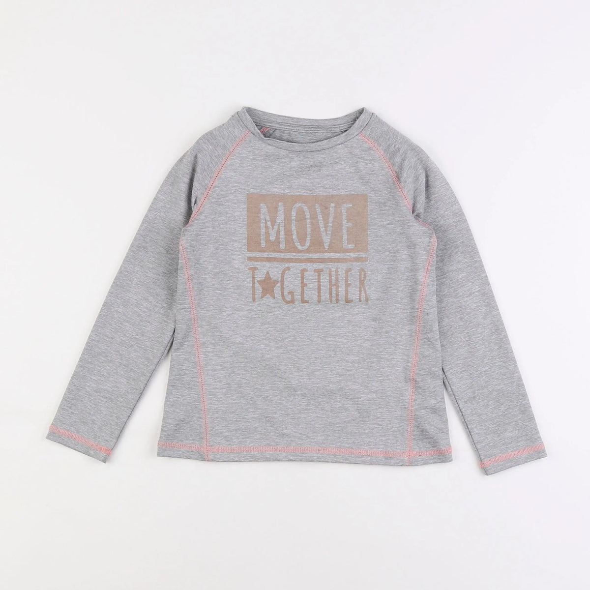 Vertbaudet - tee-shirt gris - 5 ans