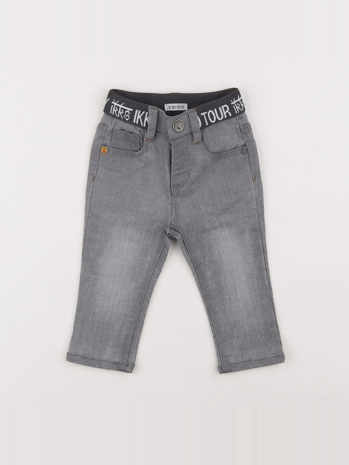 IKKS - jean gris - 6 mois