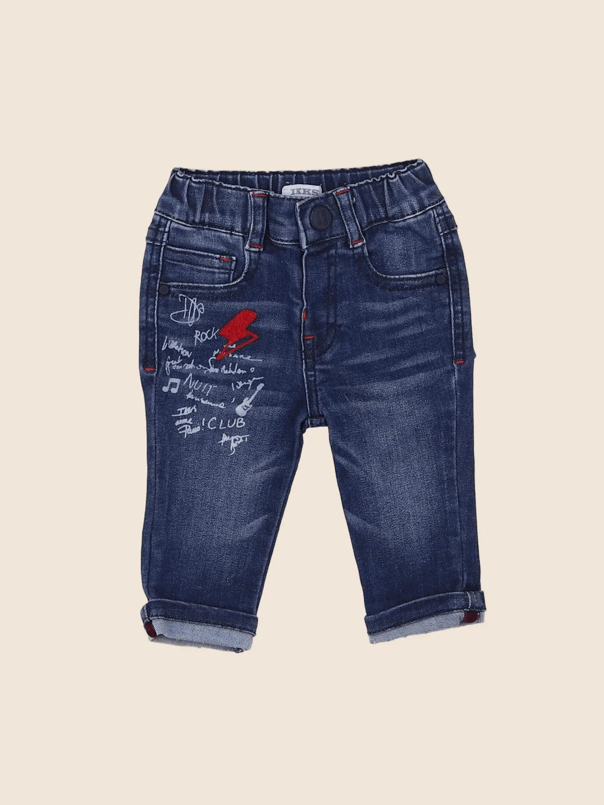 IKKS - jean bleu - 3 mois
