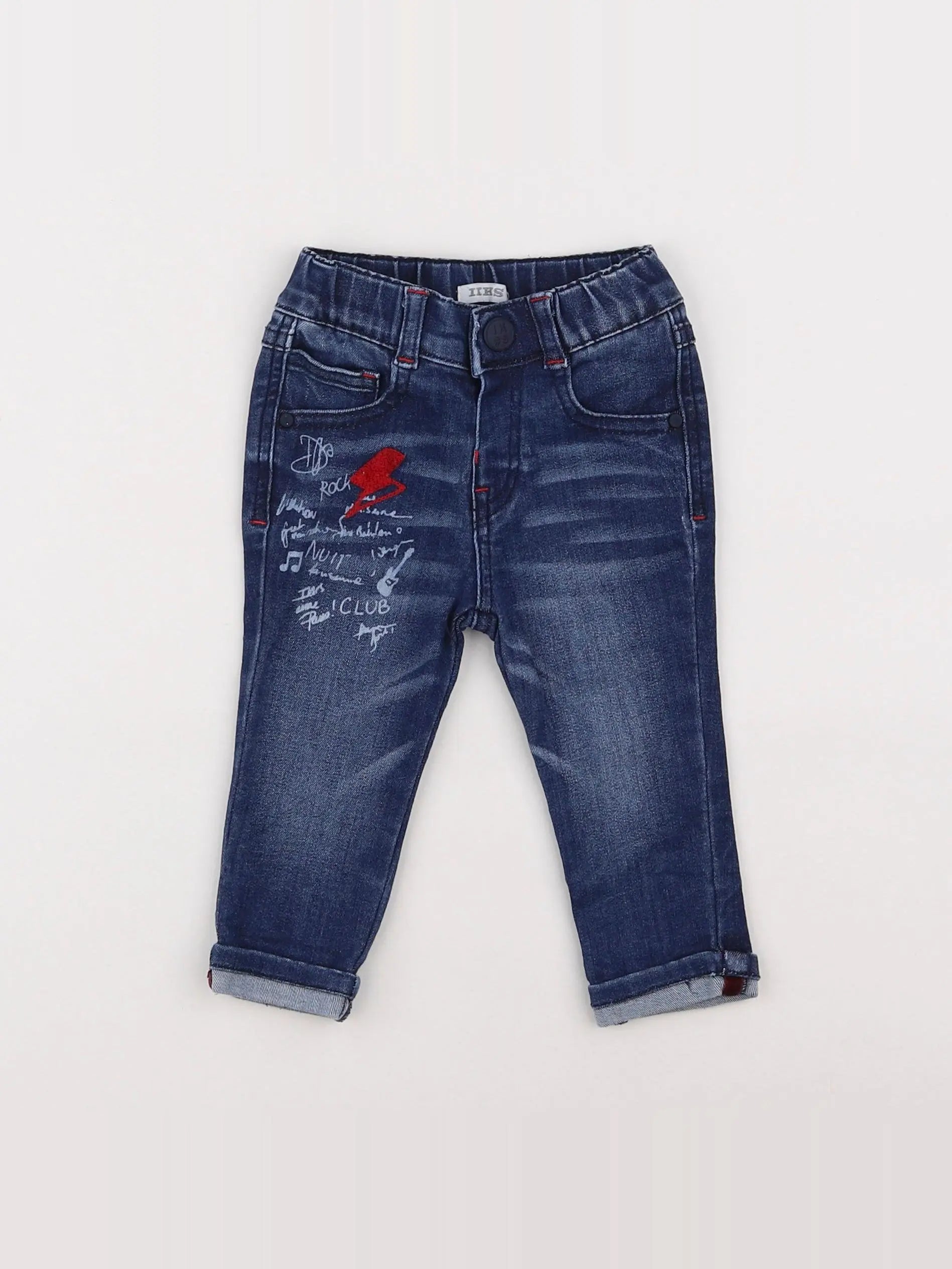 IKKS - jean bleu - 6 mois