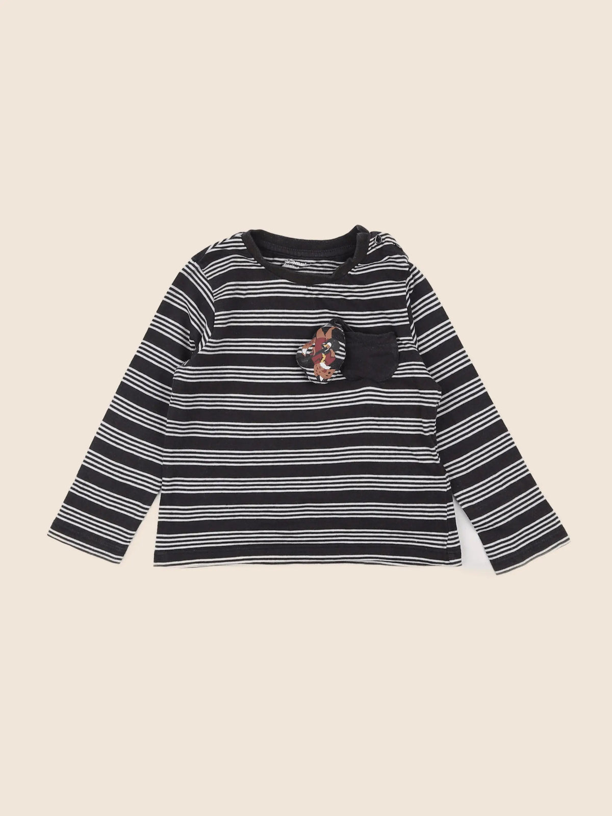 Vertbaudet - tee-shirt gris - 18 mois