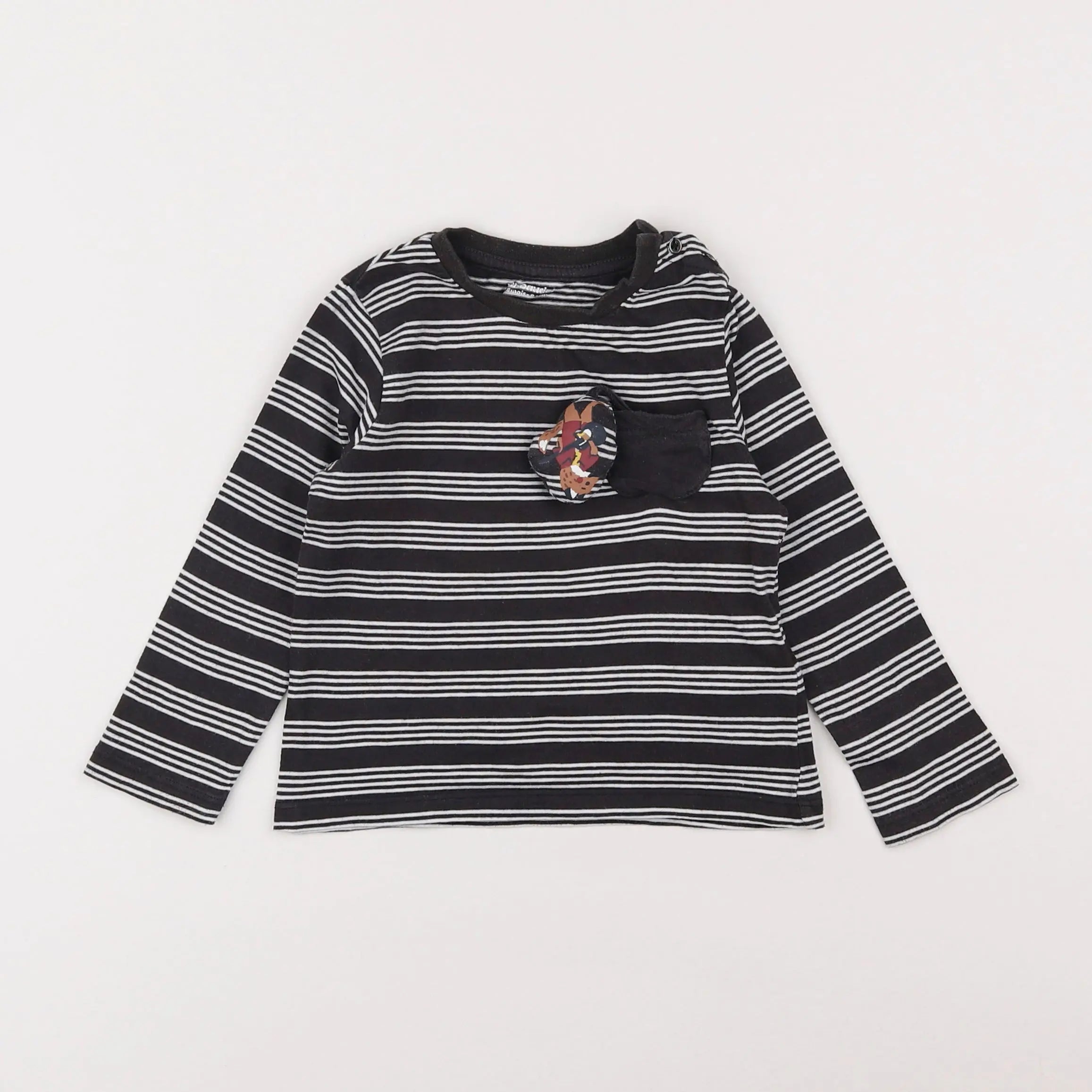 Vertbaudet - tee-shirt gris - 18 mois