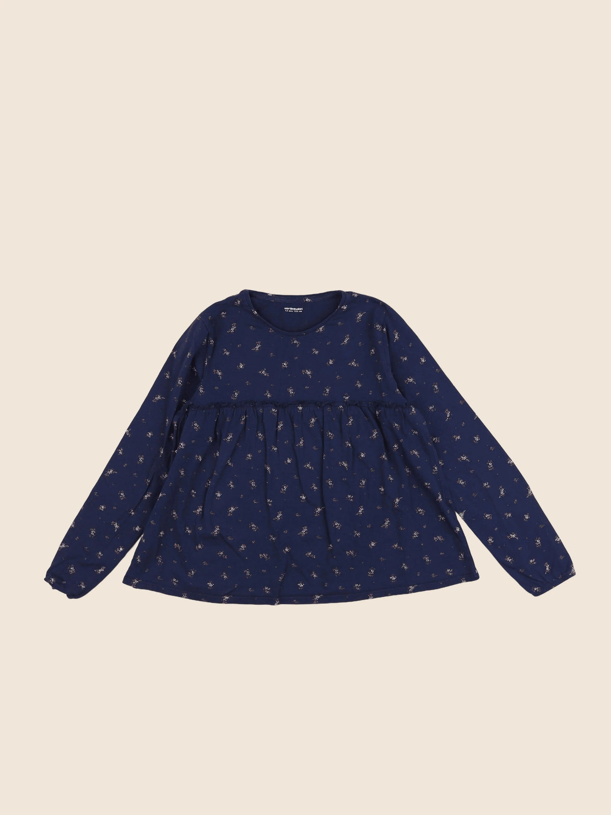 Vertbaudet - tee-shirt bleu - 12 ans