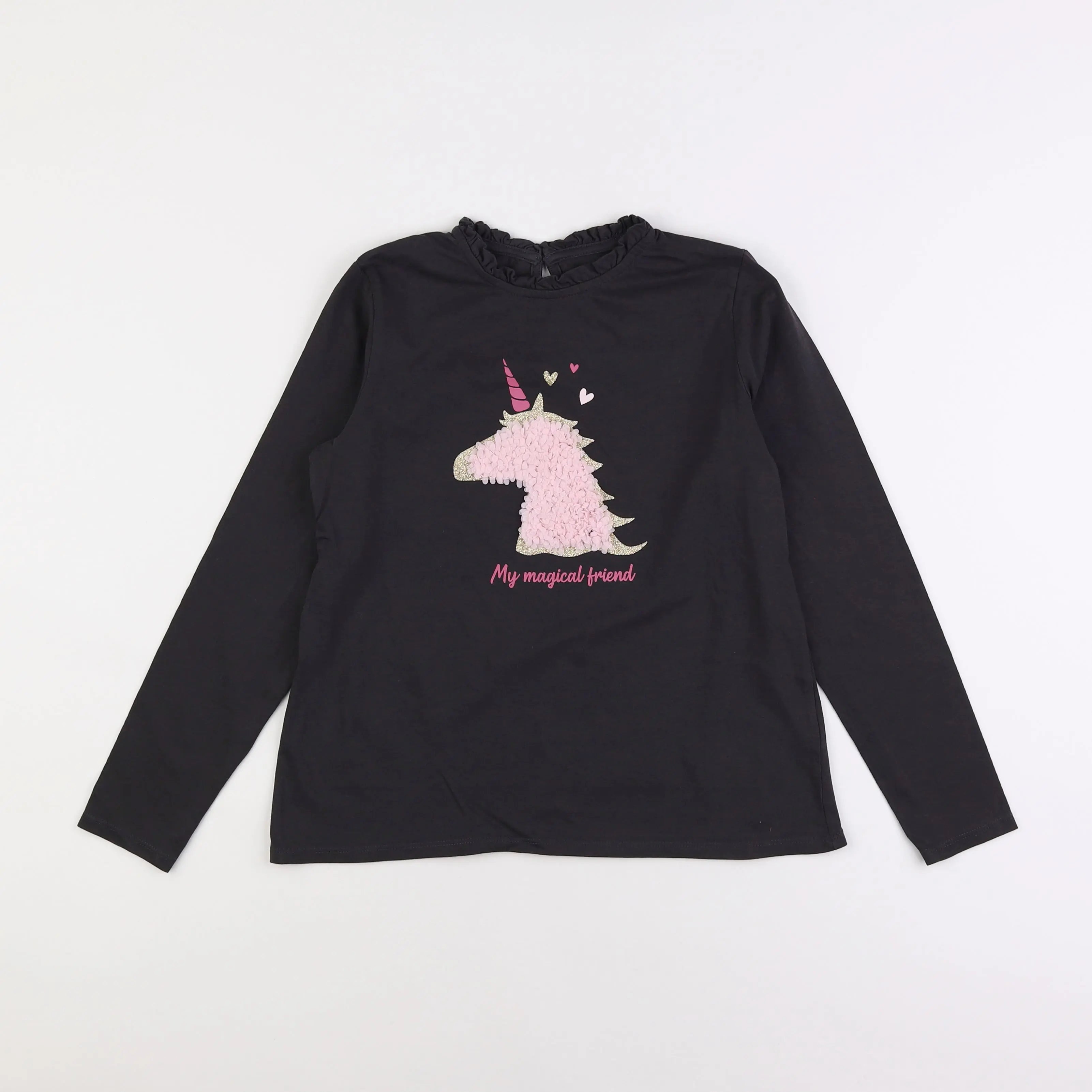 Vertbaudet - tee-shirt marron - 12 ans