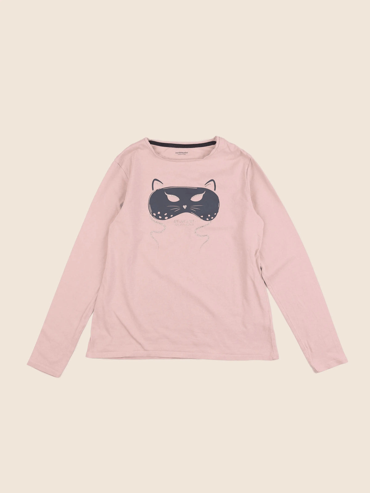 Vertbaudet - tee-shirt rose - 12 ans