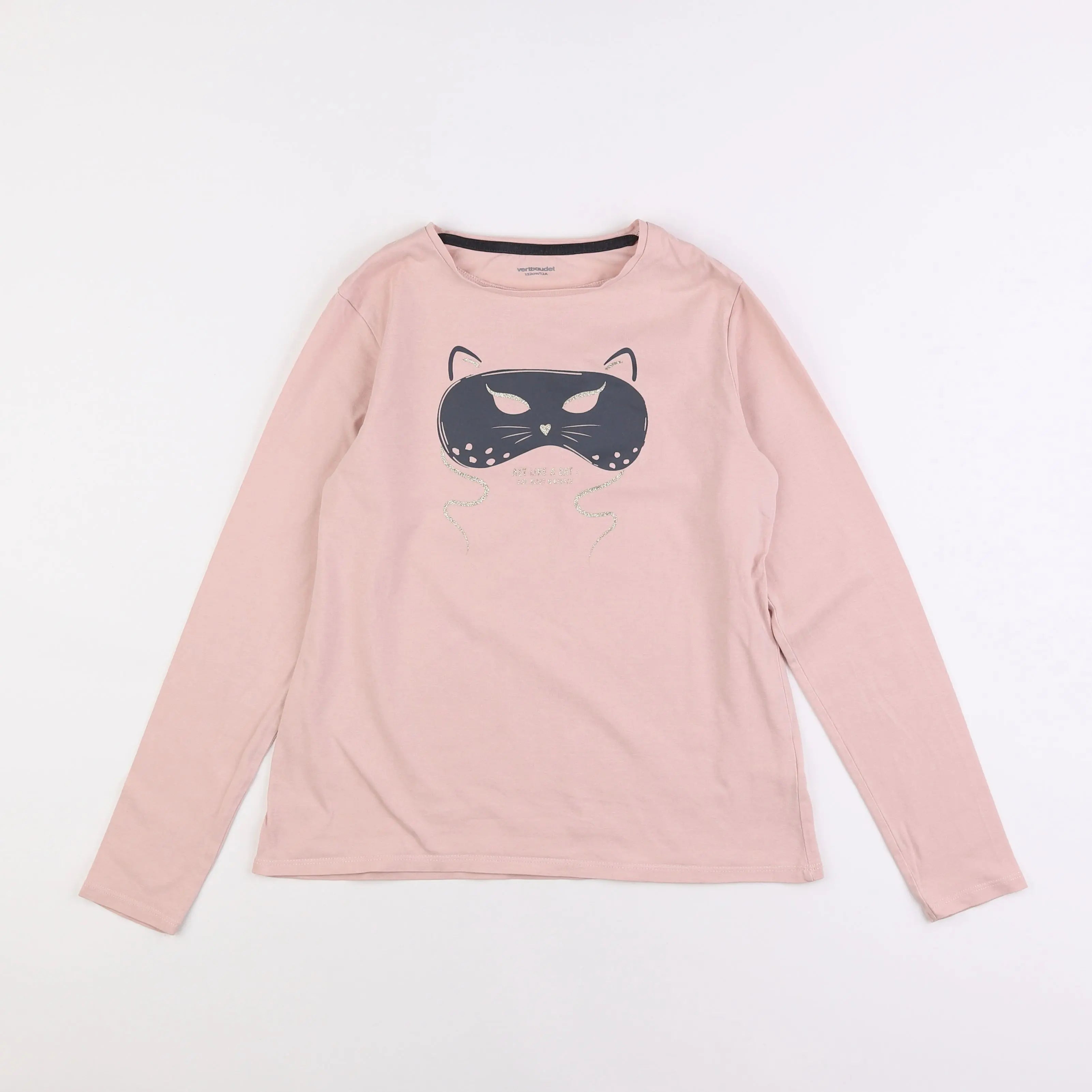 Vertbaudet - tee-shirt rose - 12 ans