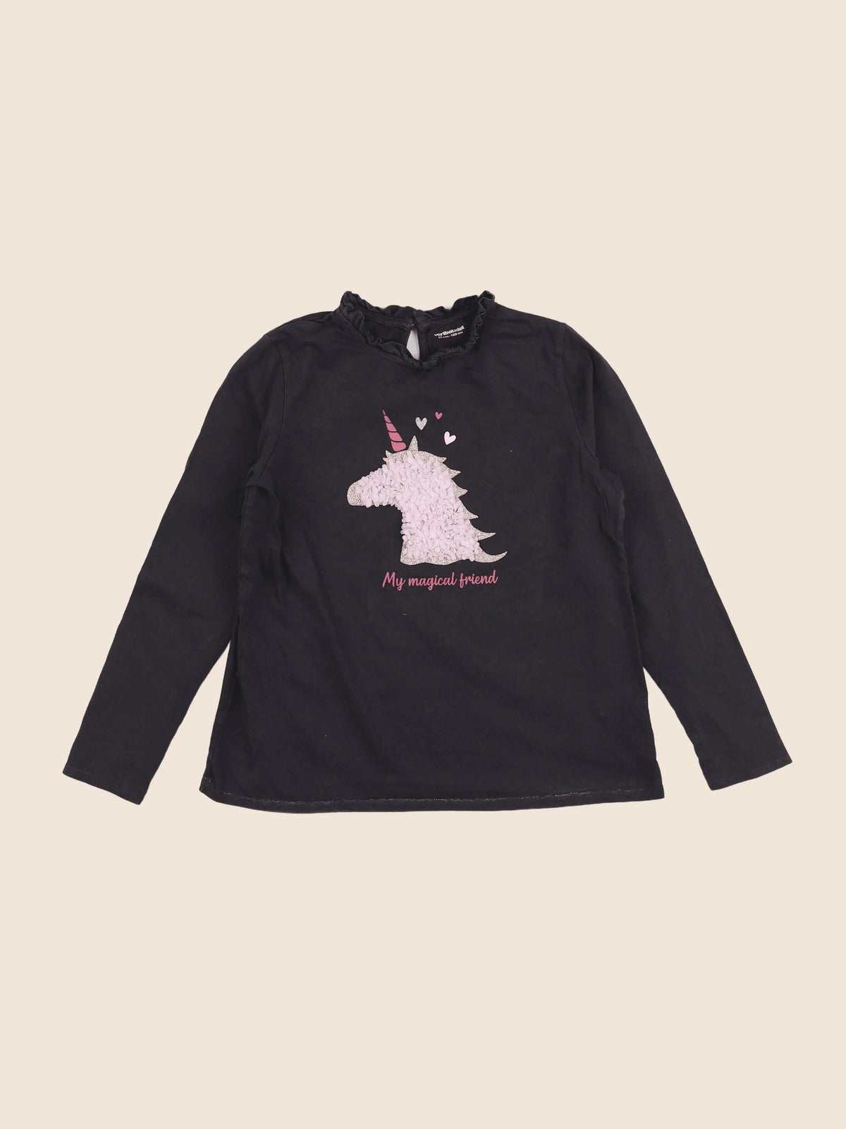 Vertbaudet - tee-shirt marron - 12 ans