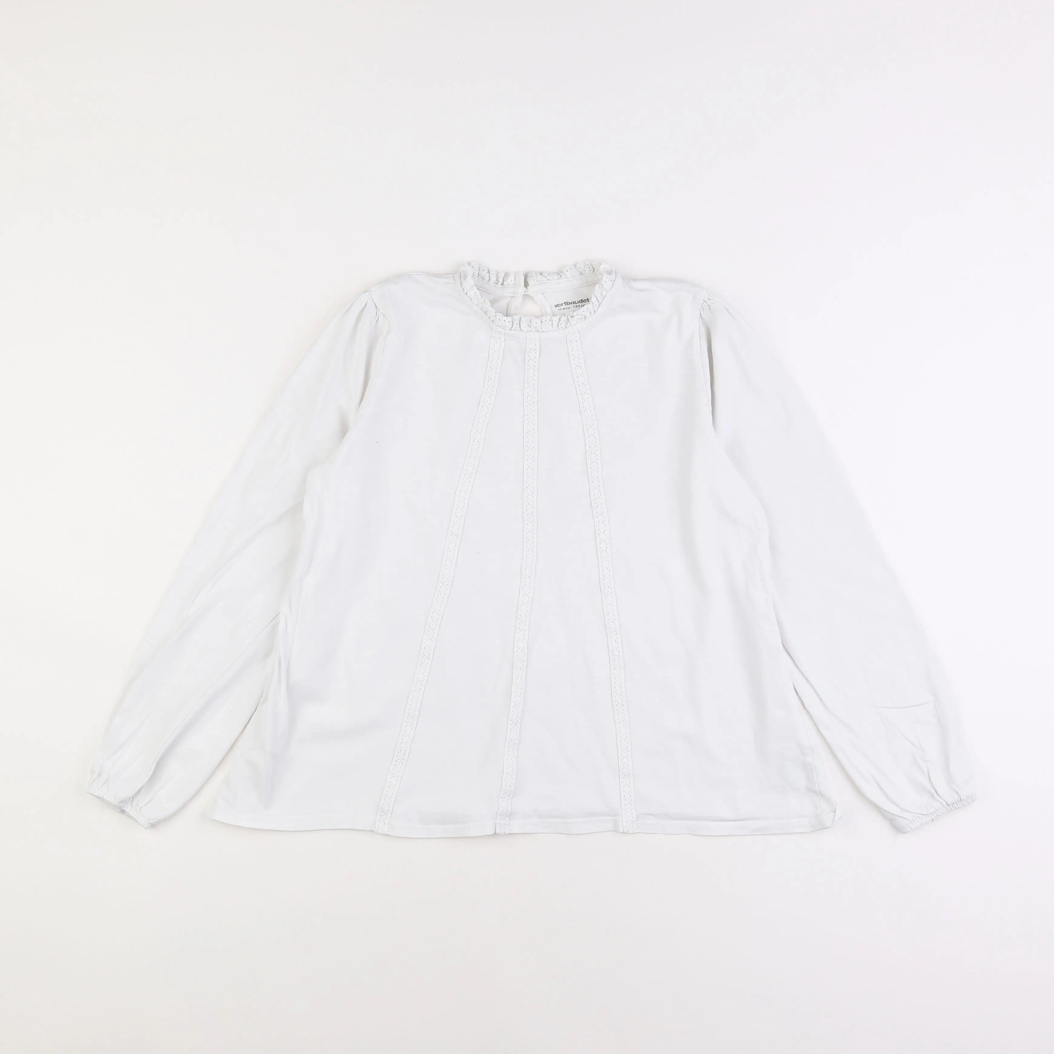 Vertbaudet - tee-shirt blanc - 12 ans
