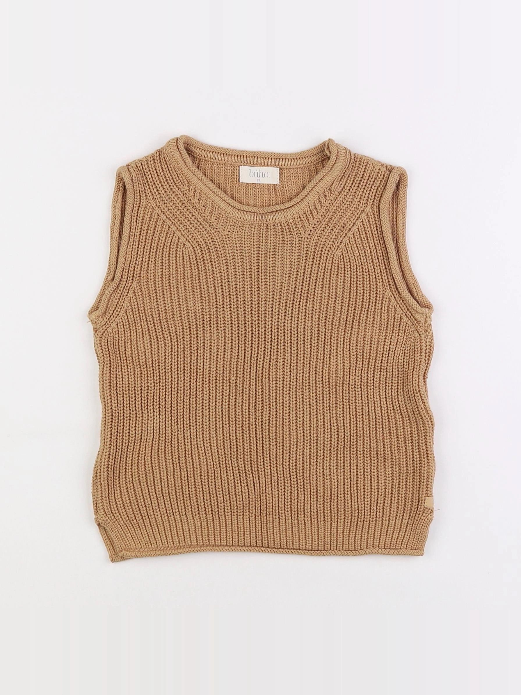 Buho - pull marron - 6 ans