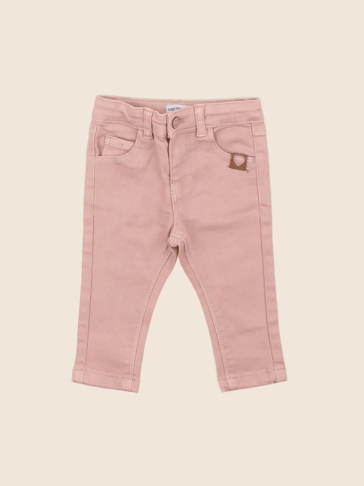 Vertbaudet - pantalon rose - 6 mois