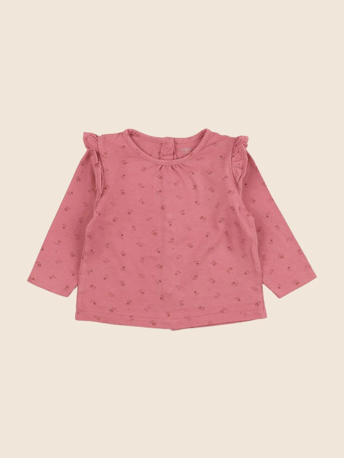 Vertbaudet - tee-shirt rose - 9 mois