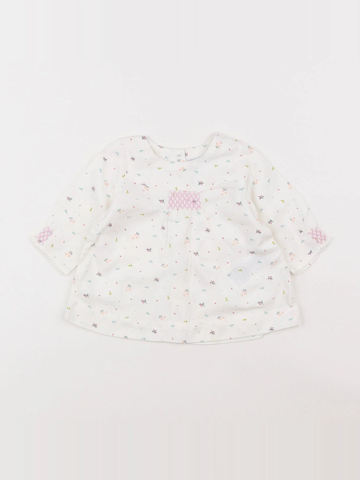 Vertbaudet - robe blanc - 1 mois
