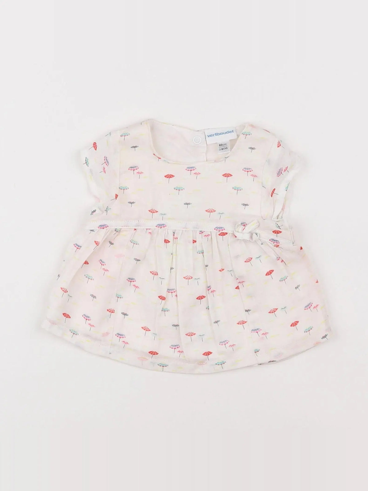Vertbaudet - blouse multicolore - 3 mois