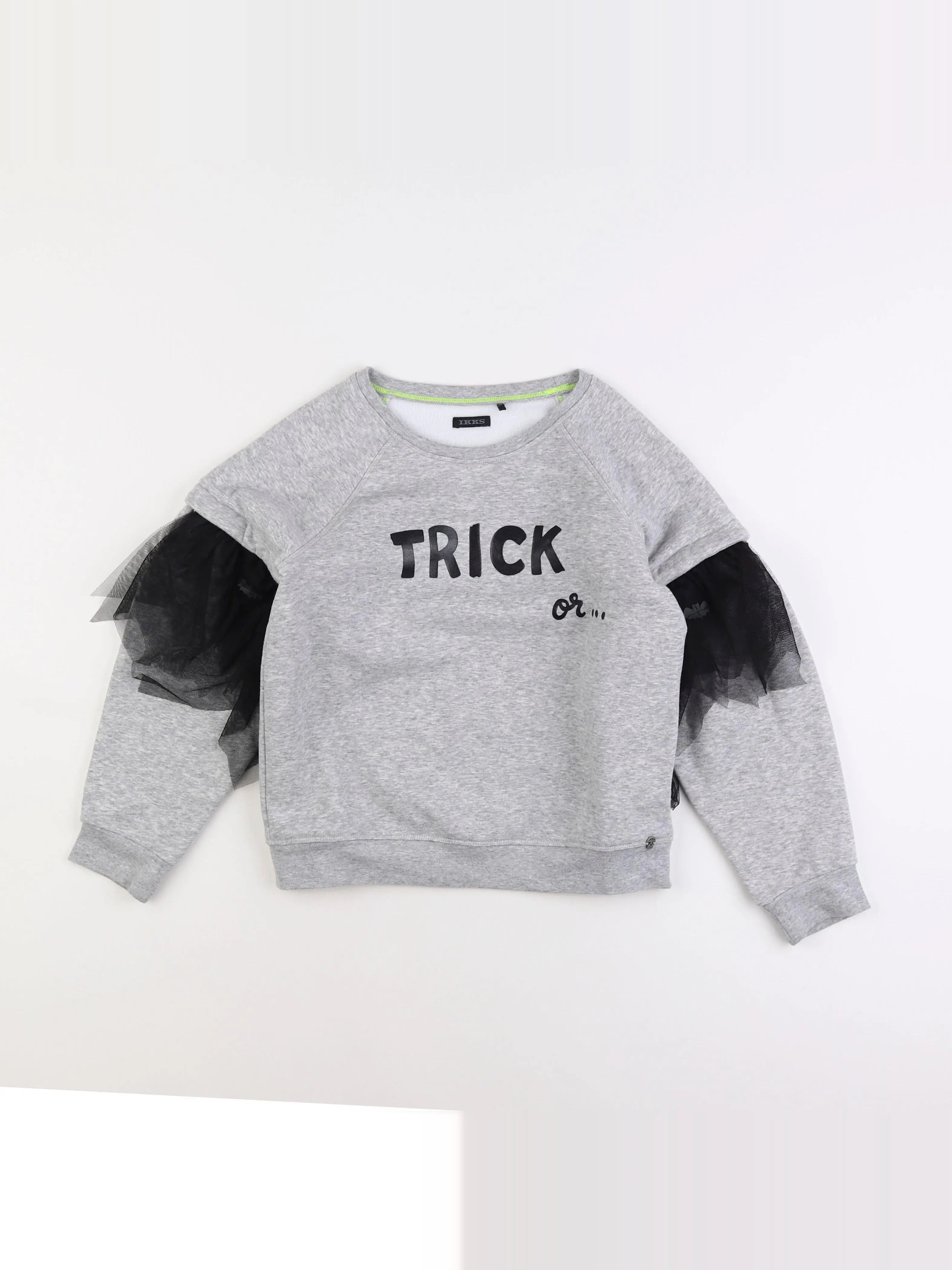 IKKS - sweat gris - 10 ans