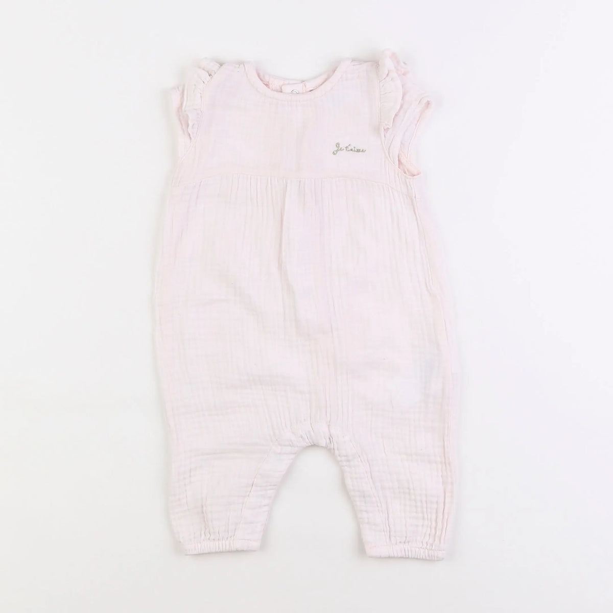 Vertbaudet - combinaison rose - 3 mois
