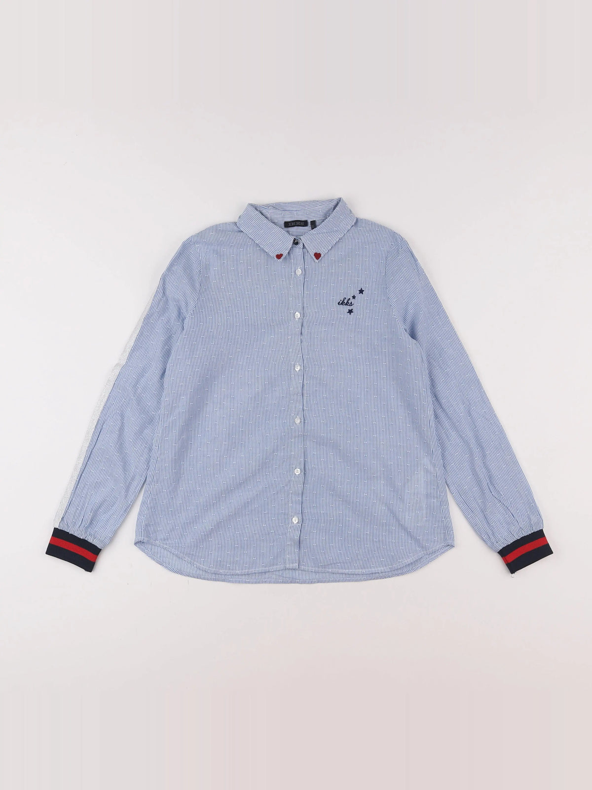 IKKS - chemise bleu - 10 ans