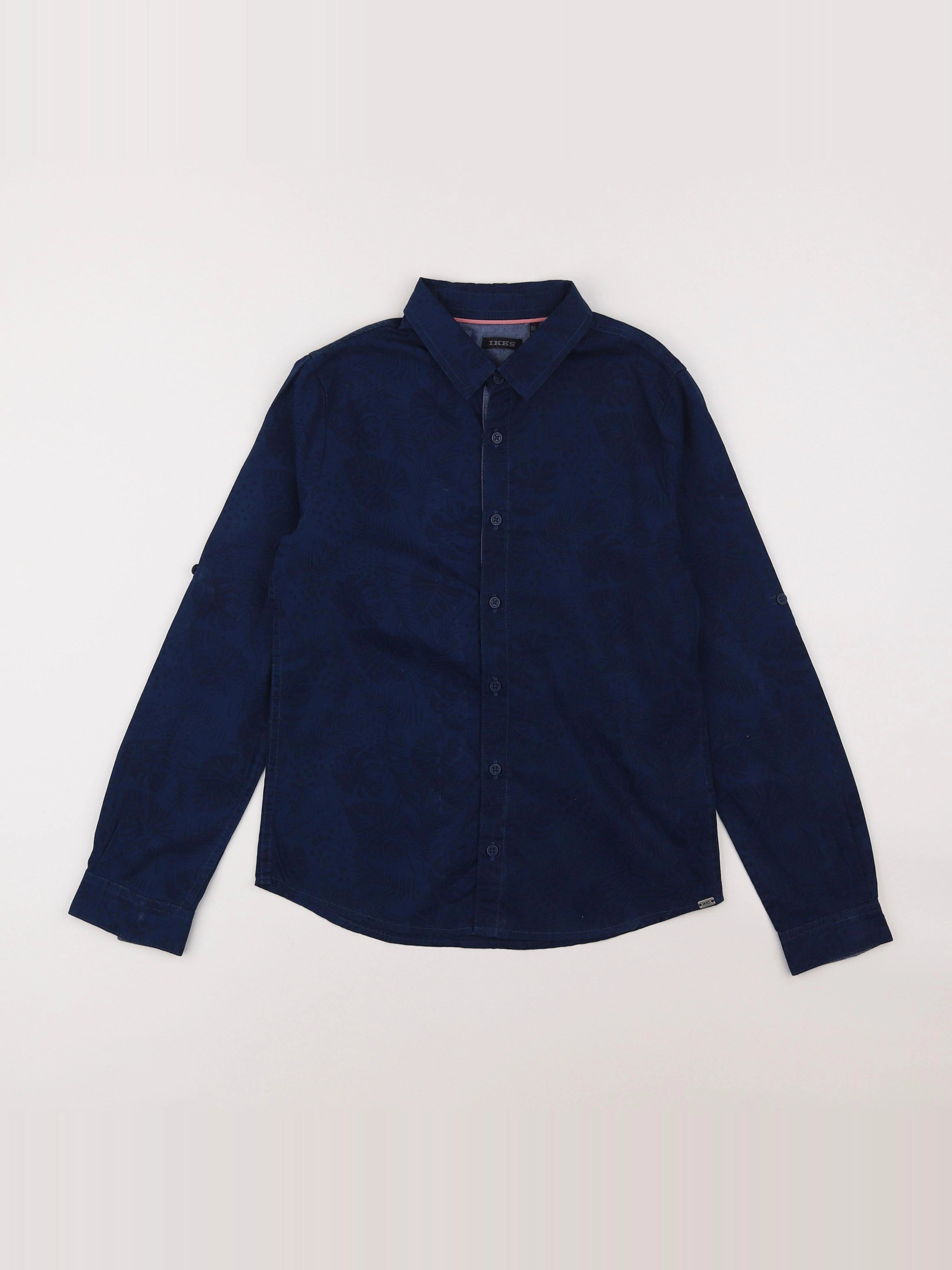 IKKS - chemise bleu - 10 ans