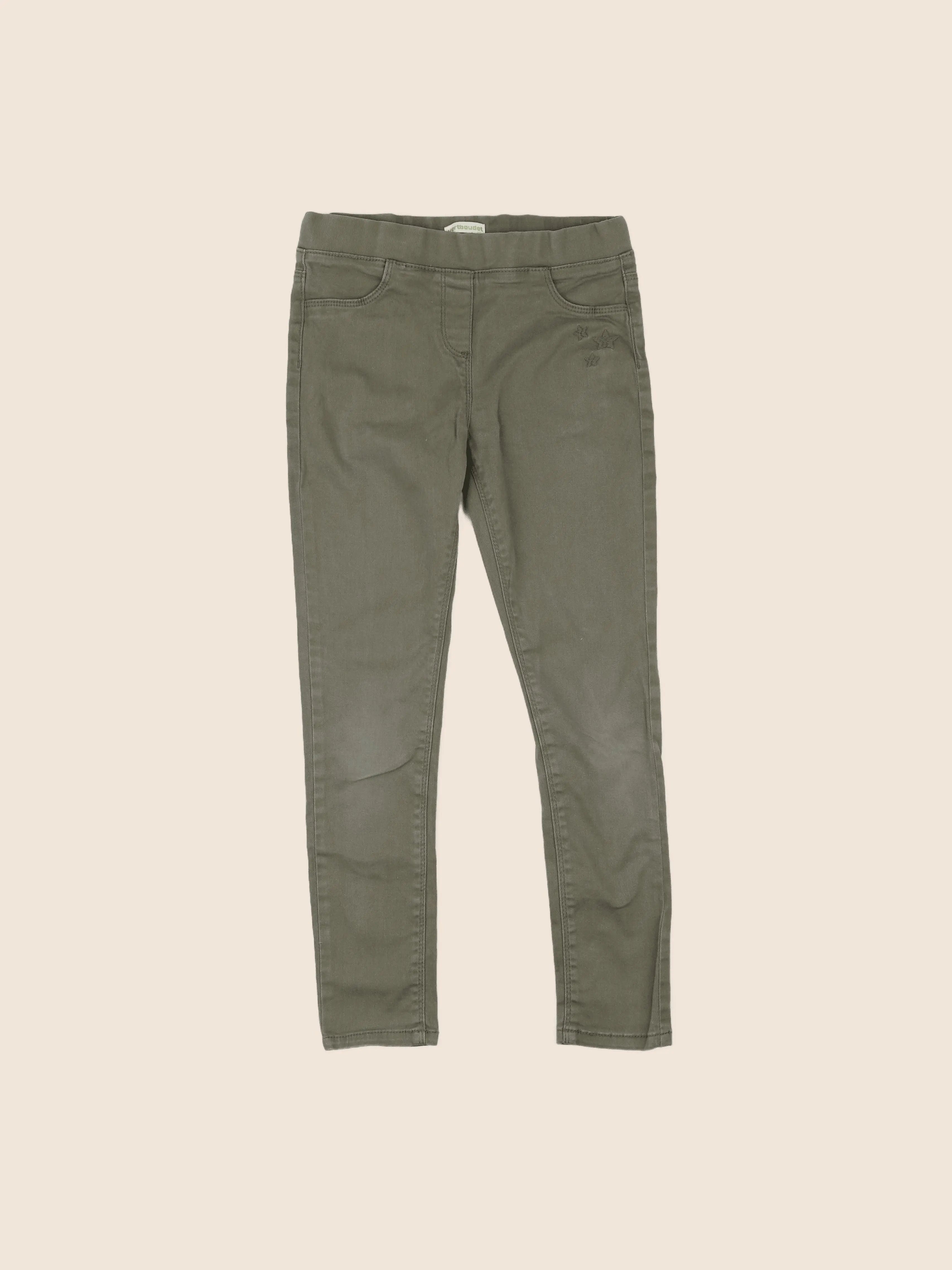 Vertbaudet - jegging vert - 9 ans