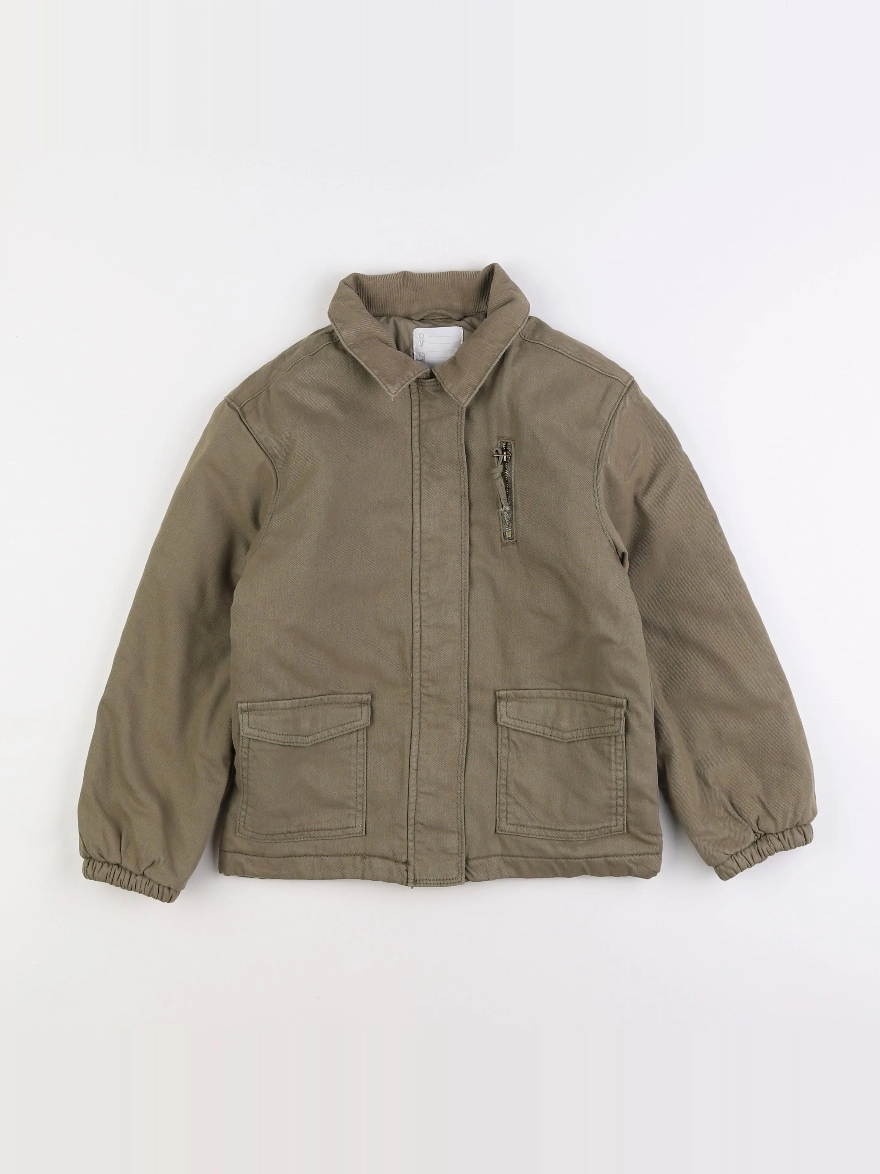Vertbaudet - veste vert - 9 ans